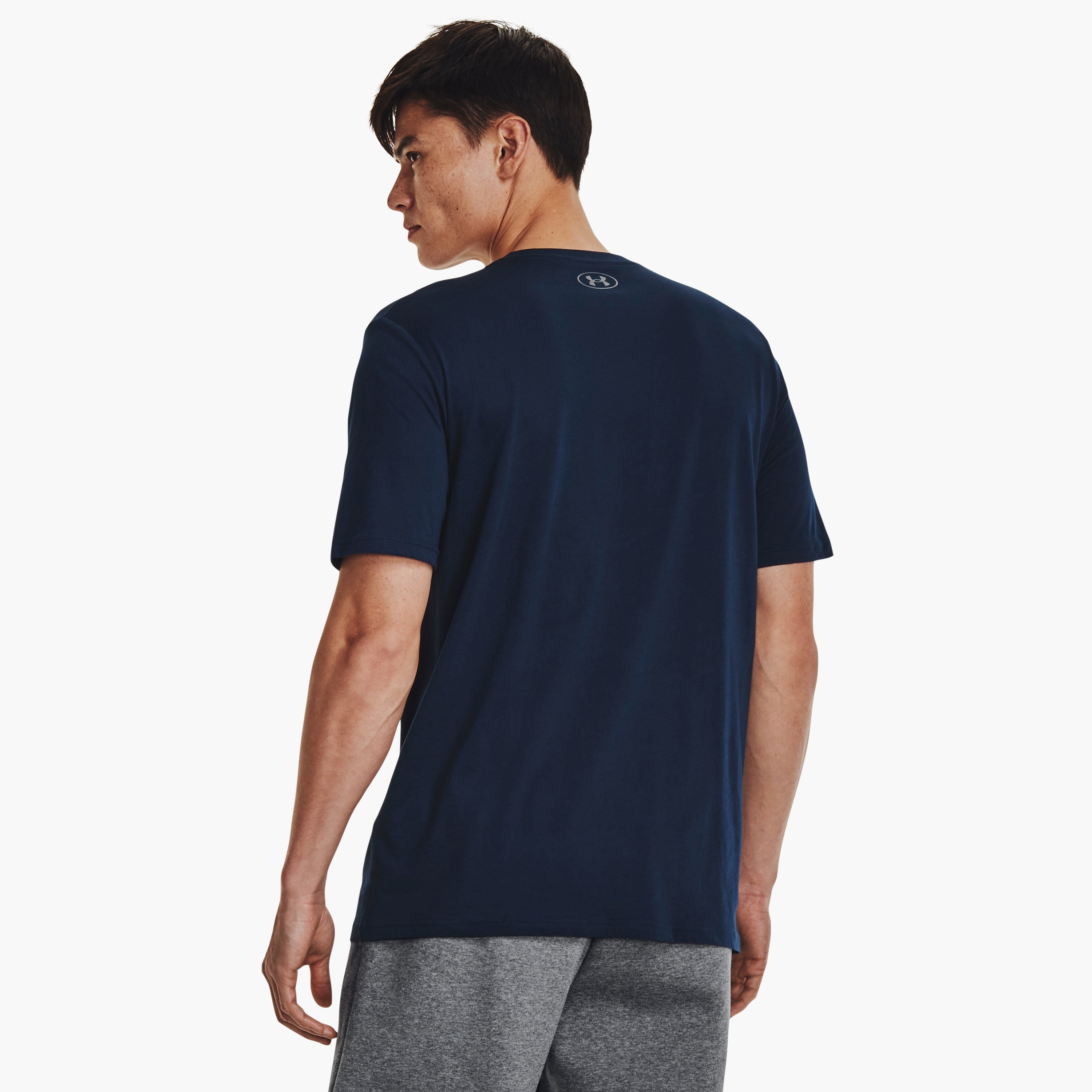 Under Armour Sportstyle Logo Printed Crew Neck Short Sleeves T-Shirt | 1329590-men-clothing-sportswearandactivewear-tshirtsandpolos-image-4