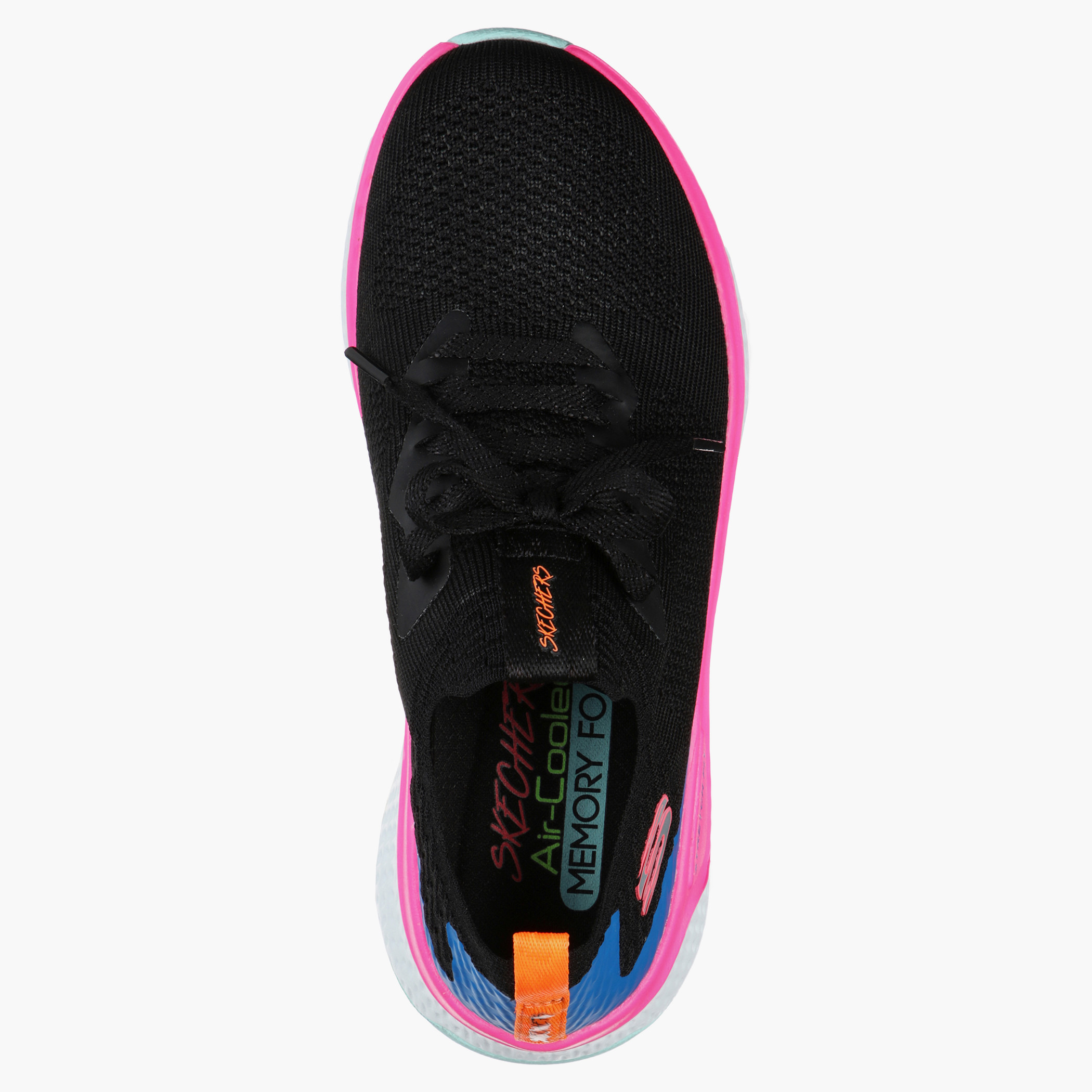 Skechers A Linear Women Memory Foam Lux Training Shoes - 13325-BKMT-sports-women-shoes-image-2