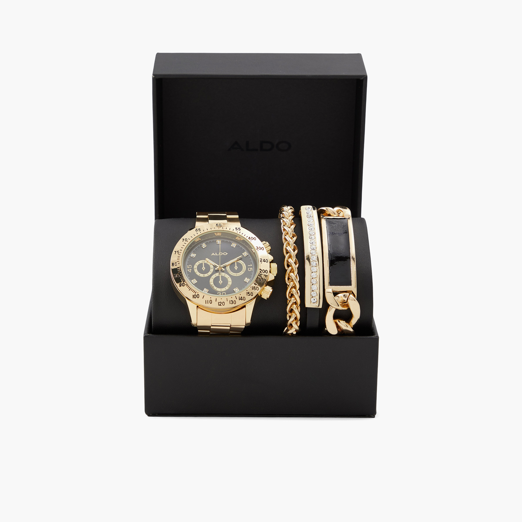 Aldo Women Chronograph Watch with Bracelet Set-women-watchesandjewellery-watches-image-1