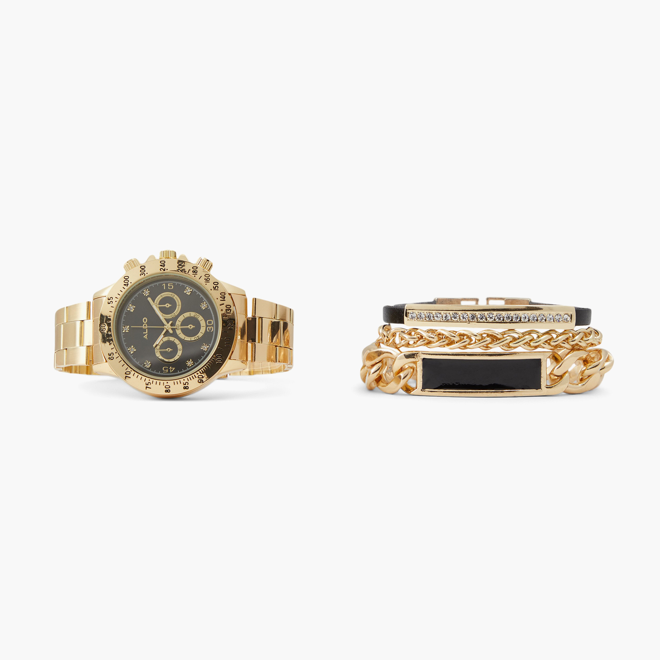 Aldo Women Chronograph Watch with Bracelet Set-women-watchesandjewellery-watches-image-2