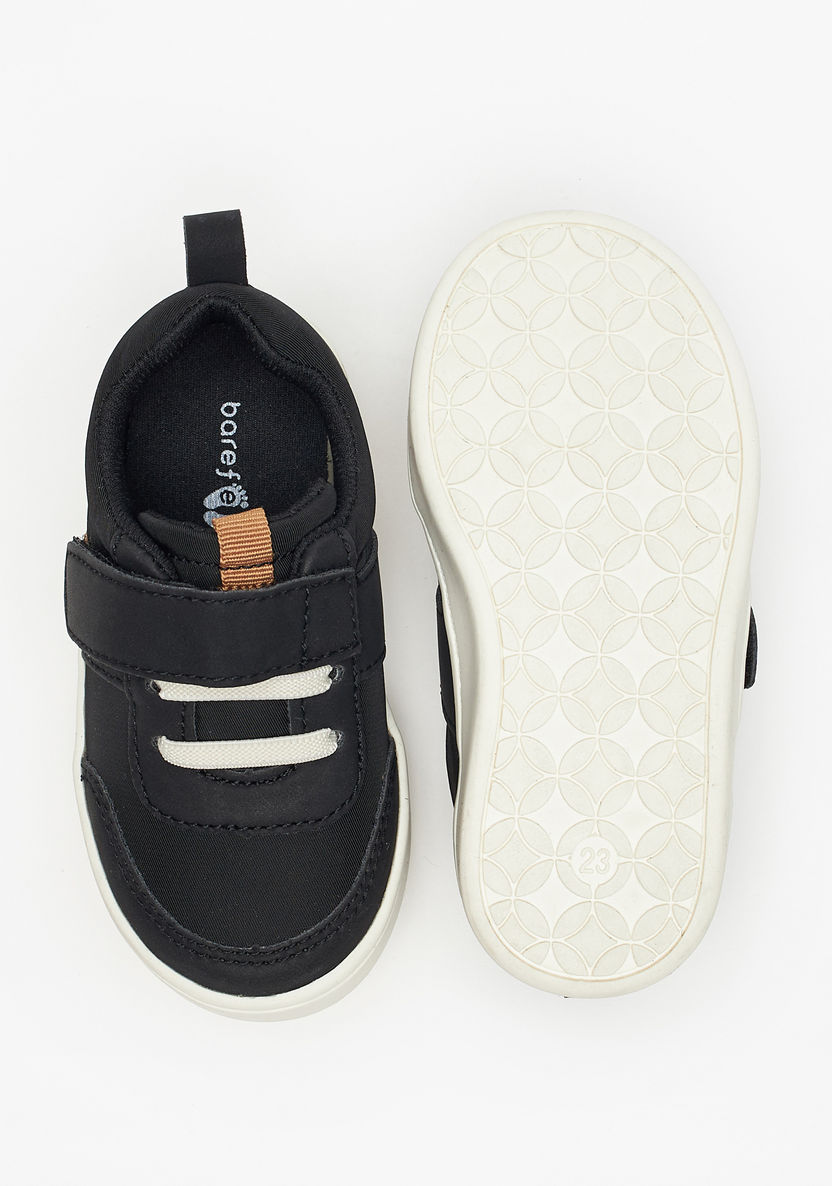 Barefeet Textured Sneakers with Hook and Loop Closure-Boy%27s Sneakers-image-3