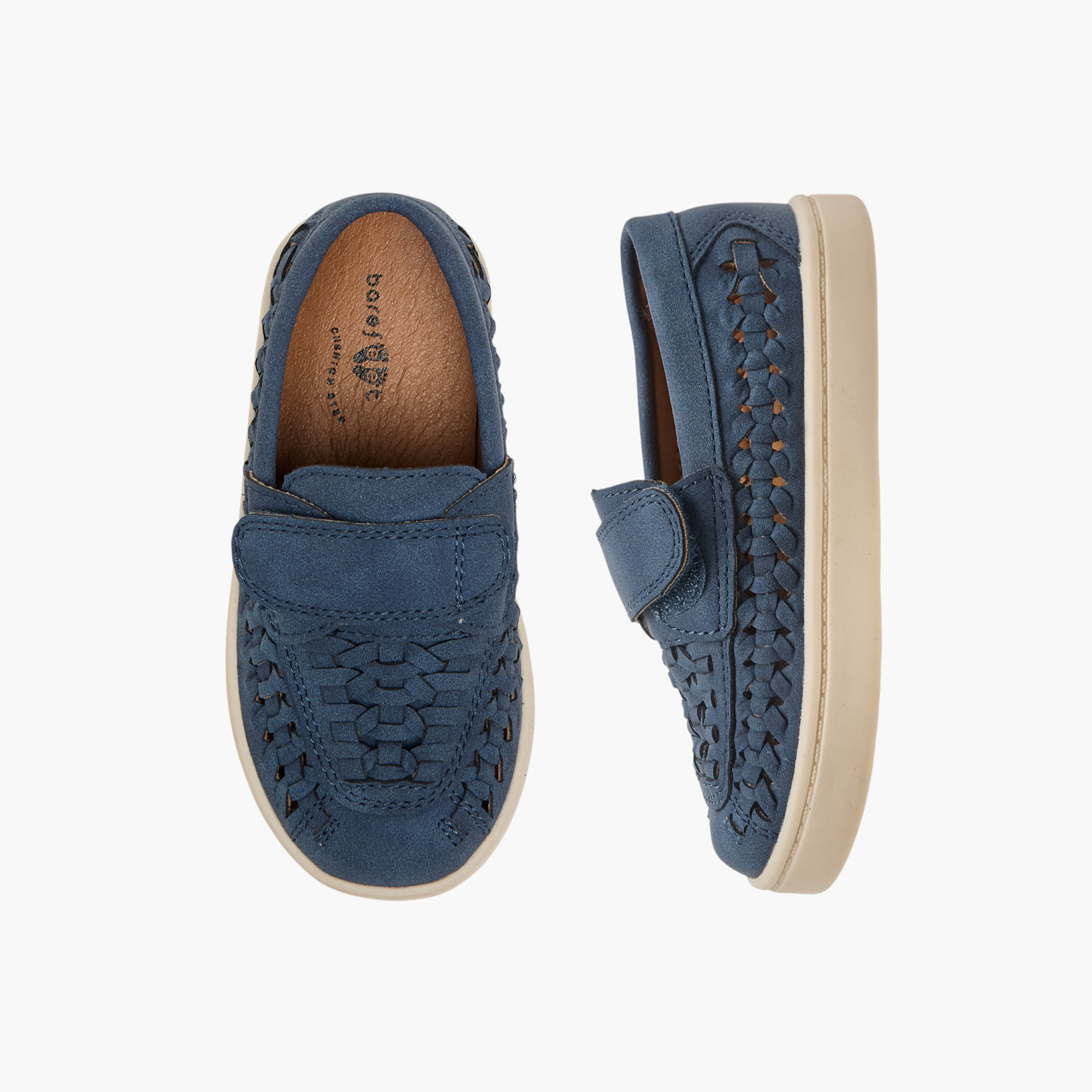 Barefeet Boys Hook and Loop Loafers-baby-boys-shoes-closedshoes-image-1