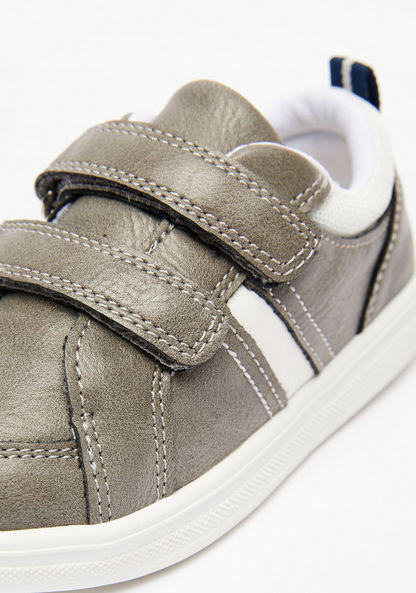 Barefeet Textured Sneakers with Hook and Loop Closure