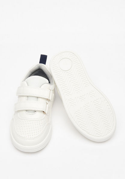 Barefeet Perforated Sneakers with Hook and Loop Closure-Boy%27s Sneakers-image-1