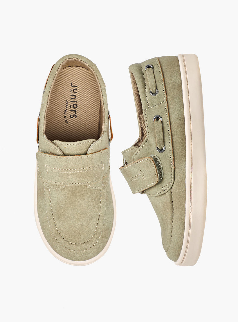 حذاء بوت سهل الارتداء بشريط لاصق للأولاد من جونيورز-boys-shoes-loafers-image-1