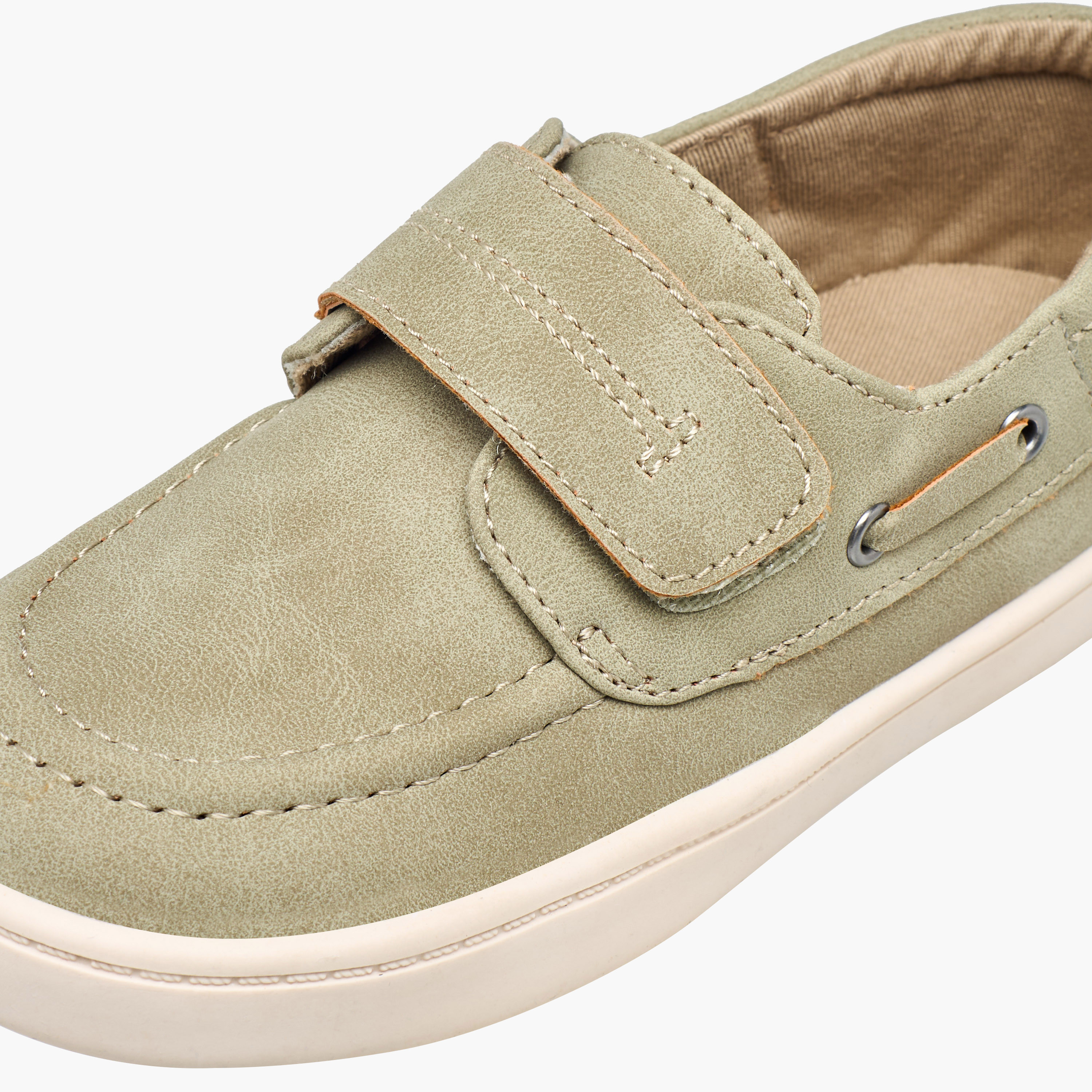 حذاء بوت سهل الارتداء بشريط لاصق للأولاد من جونيورز-boys-shoes-loafers-image-4