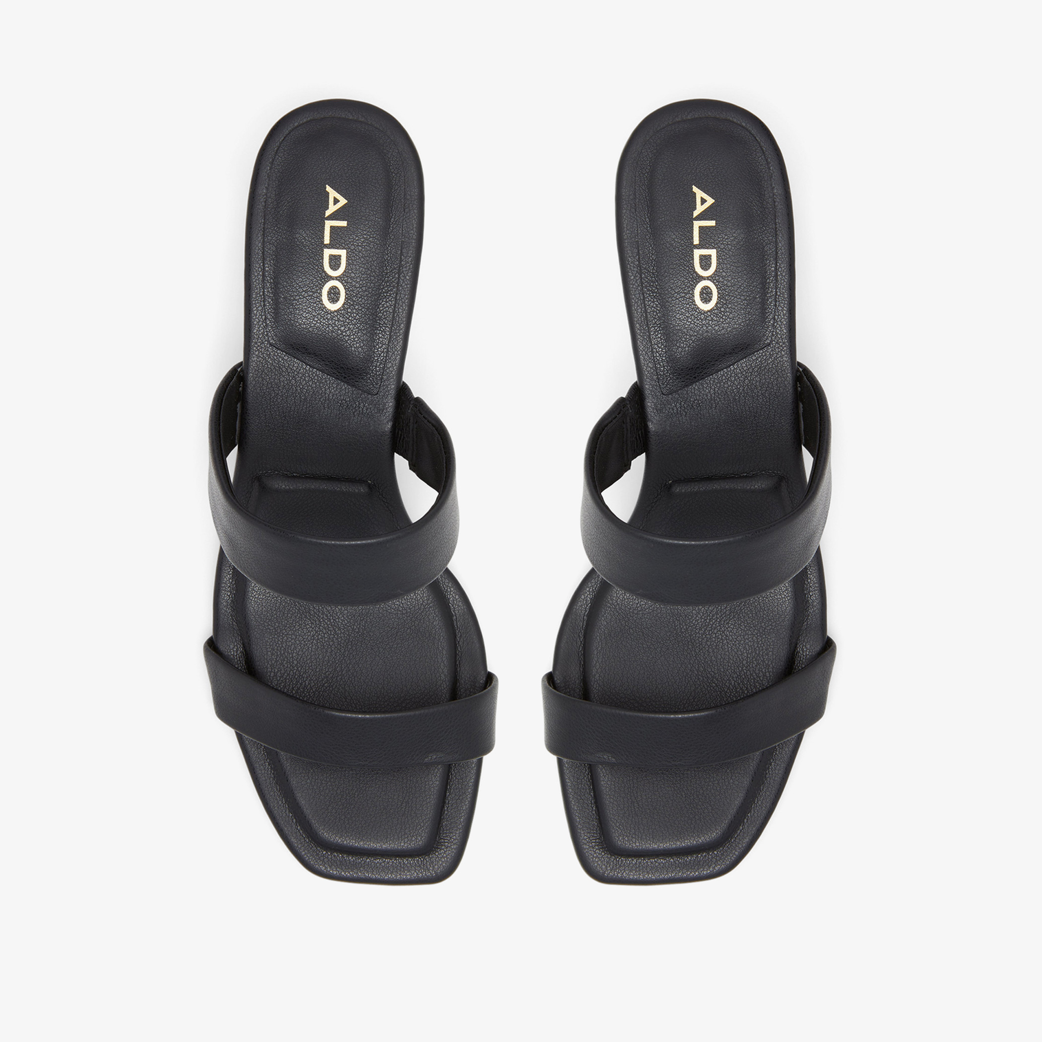 Aldo Women Black Square Toe Block Heels-women-shoes-heels-image-6