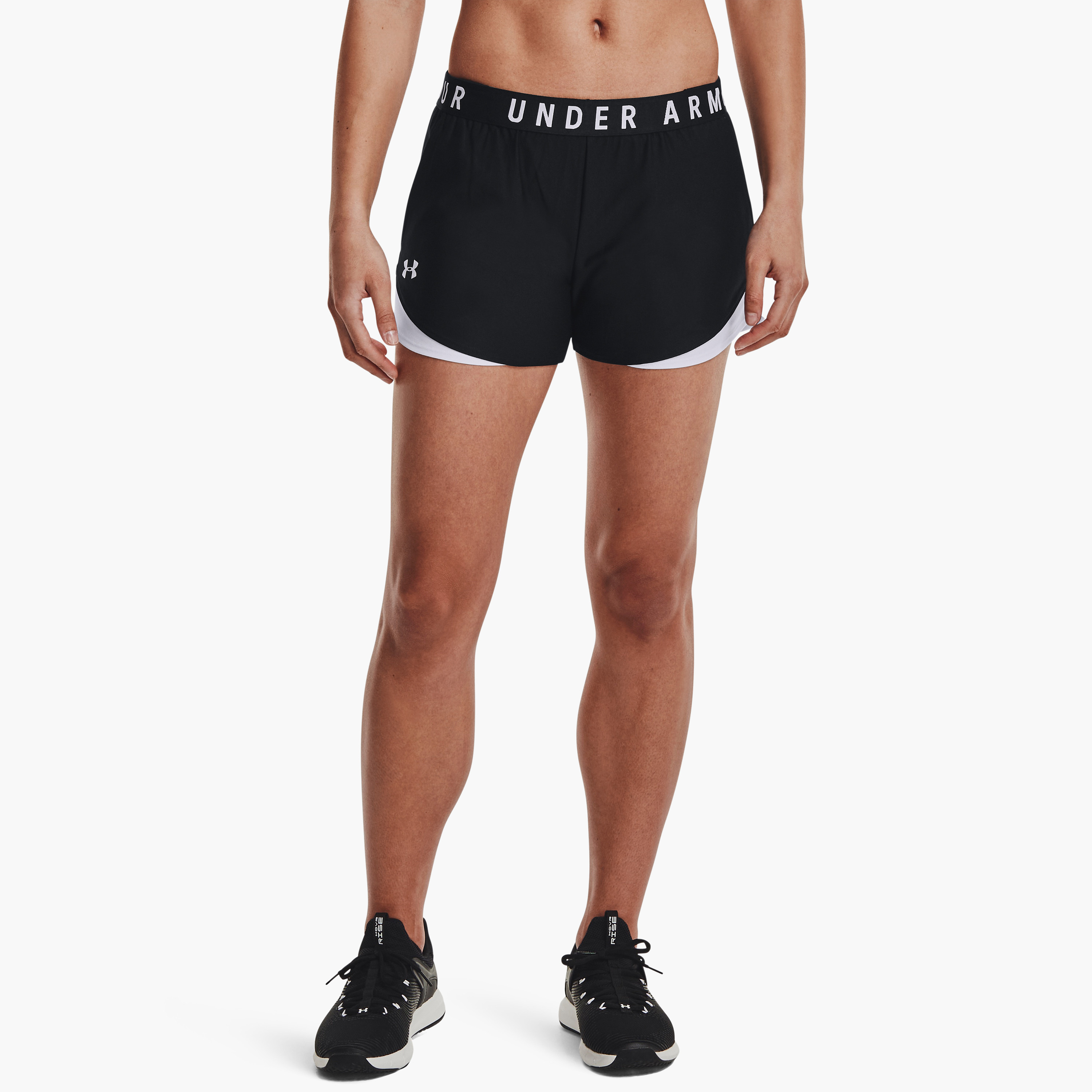 شورت بلاي أب شورت 3.0 لوجو متوسط الارتفاع من اندر ارمر | 1344552-sports-women-clothing-athleticskirtsandshorts-image-5