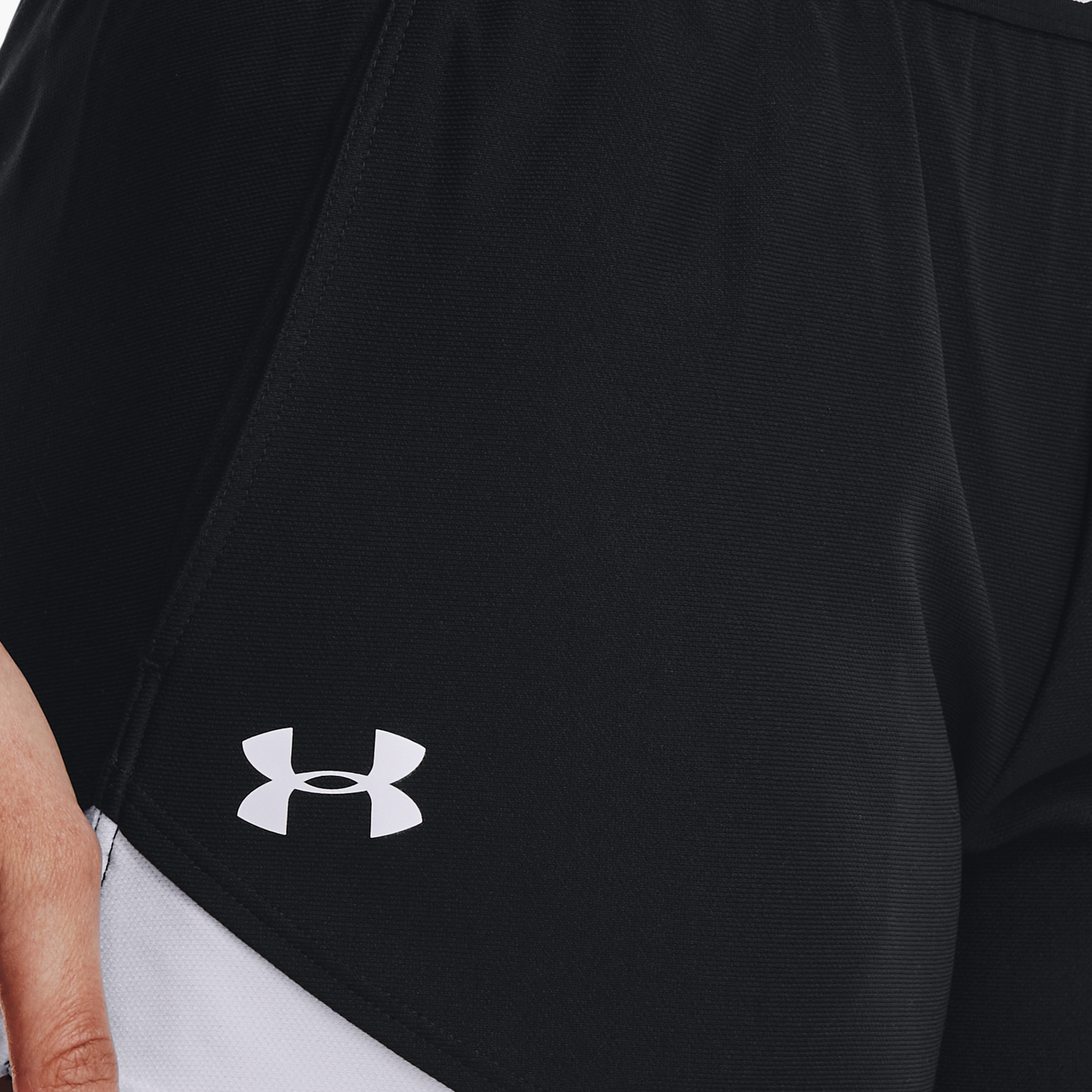شورت بلاي أب شورت 3.0 لوجو متوسط الارتفاع من اندر ارمر | 1344552-sports-women-clothing-athleticskirtsandshorts-image-7
