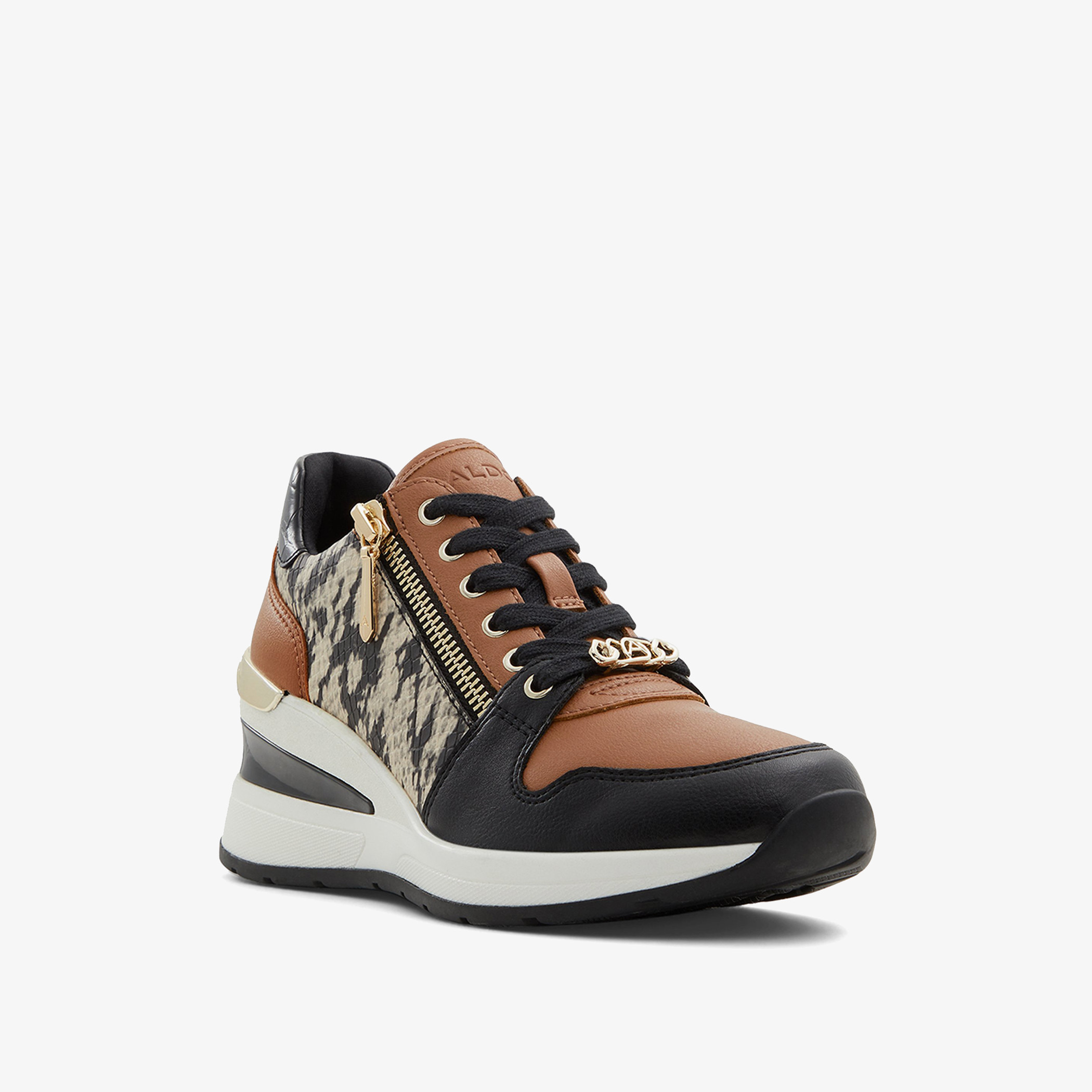 حذاء رياضي نسائي متعدد الألوان من ألدو أدوييوياكس بطبعة الزواحف مع سحاب جانبي-women-shoes-sneakers-image-5
