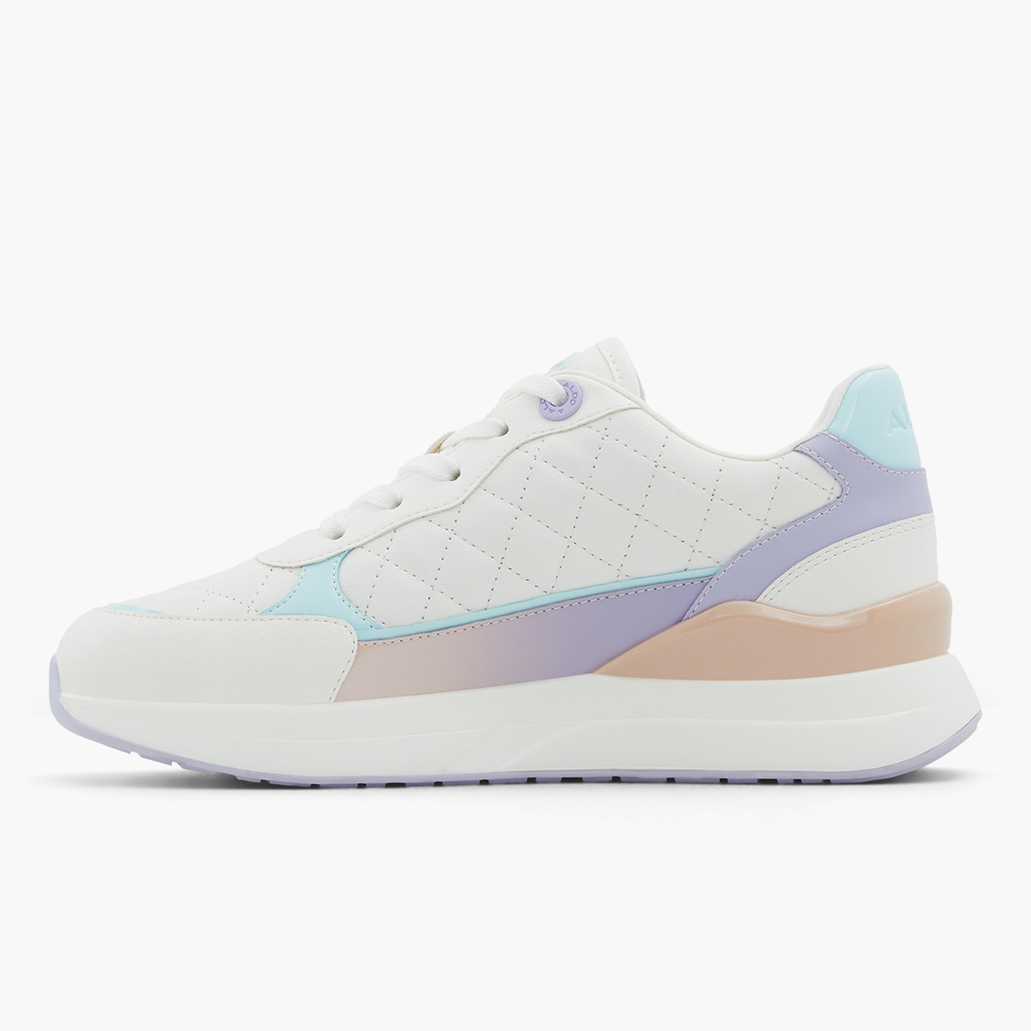 حذاء رياضي من ألدو كوزميكستيب نسائي أبيض مبطن برباط-women-shoes-sneakers-image-2