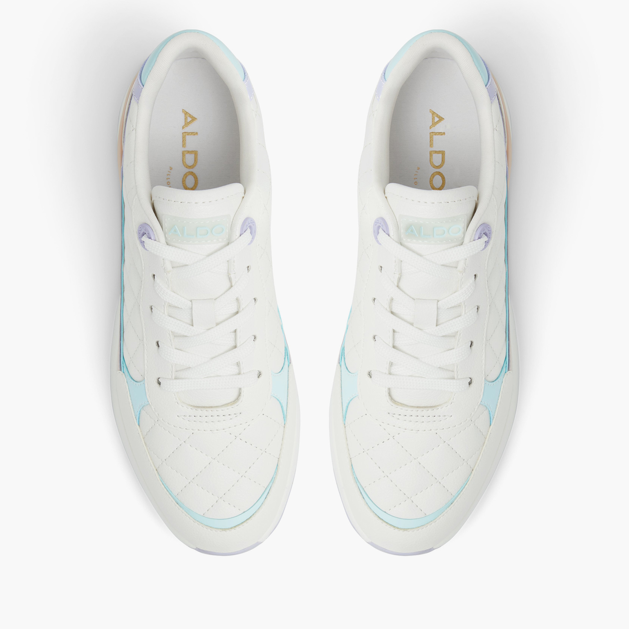 حذاء رياضي من ألدو كوزميكستيب نسائي أبيض مبطن برباط-women-shoes-sneakers-image-4