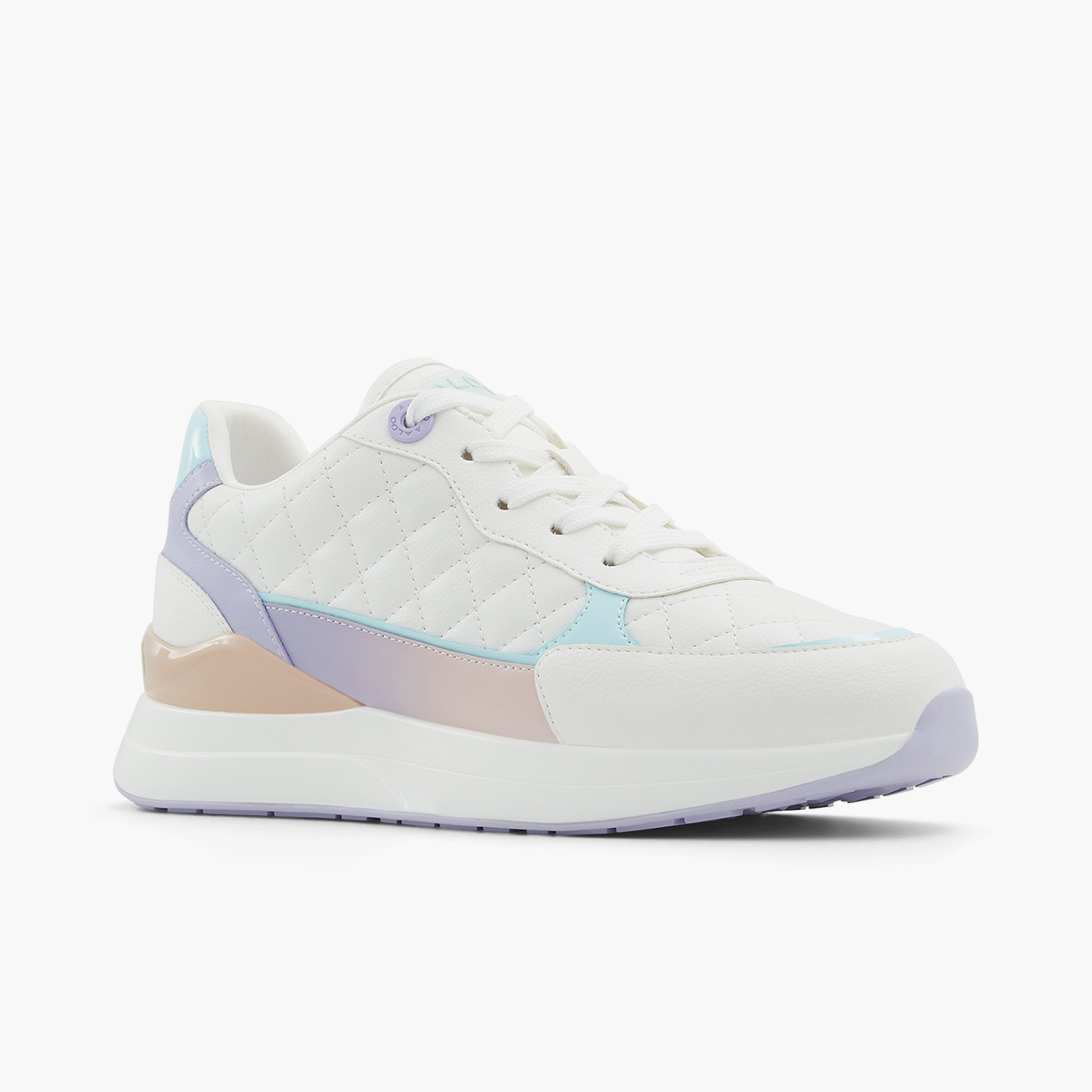 حذاء رياضي من ألدو كوزميكستيب نسائي أبيض مبطن برباط-women-shoes-sneakers-image-5