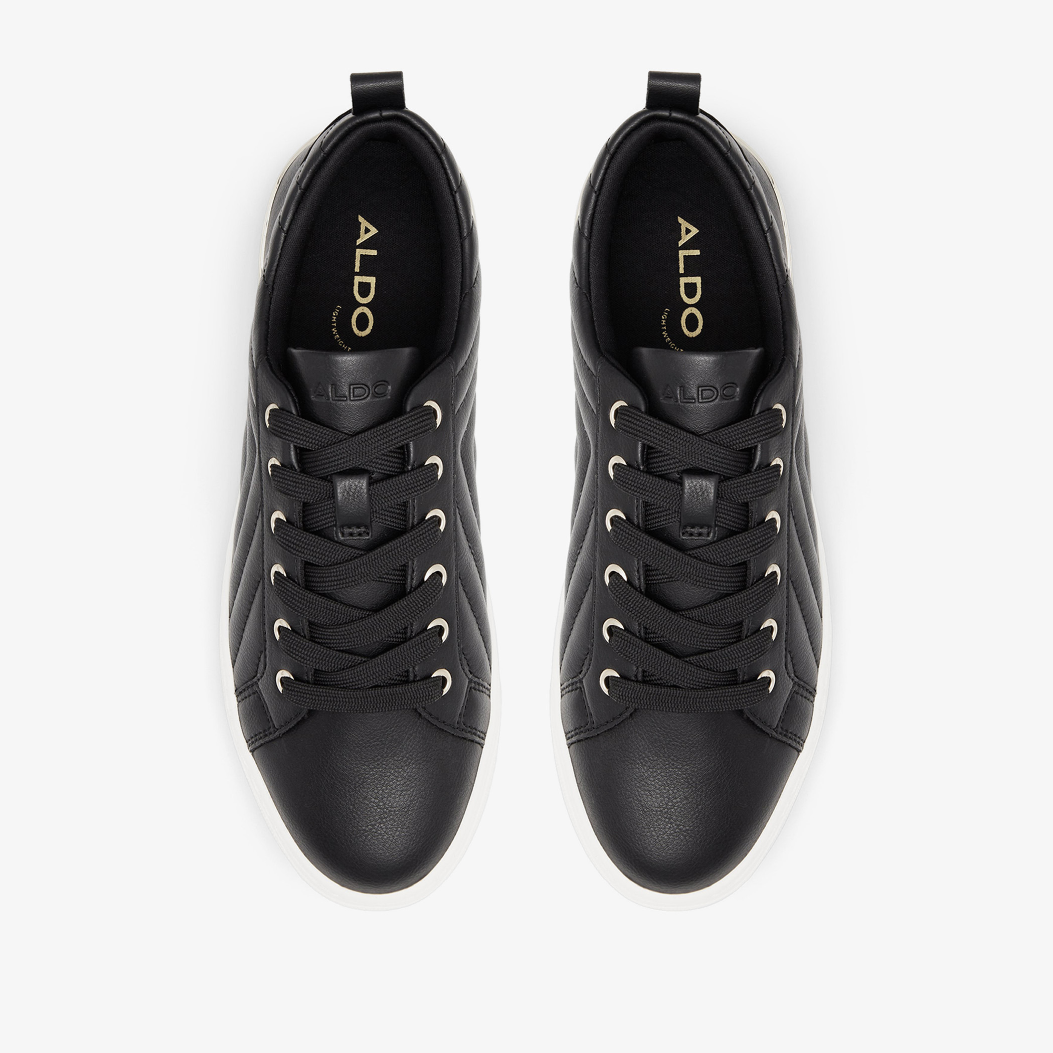 حذاء رياضي من ألدو ديلاتيل نسائي اسود مبطن برباط-women-shoes-sneakers-image-3