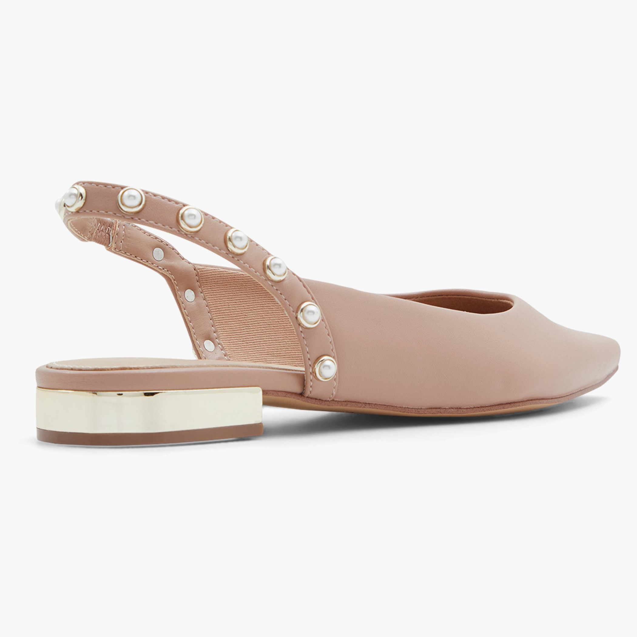 حذاء باليرينا من ألدو مايلان بمقدمة مدببة باللون البيج وحبال من الخلف للنساء-women-shoes-ballerinas-image-2
