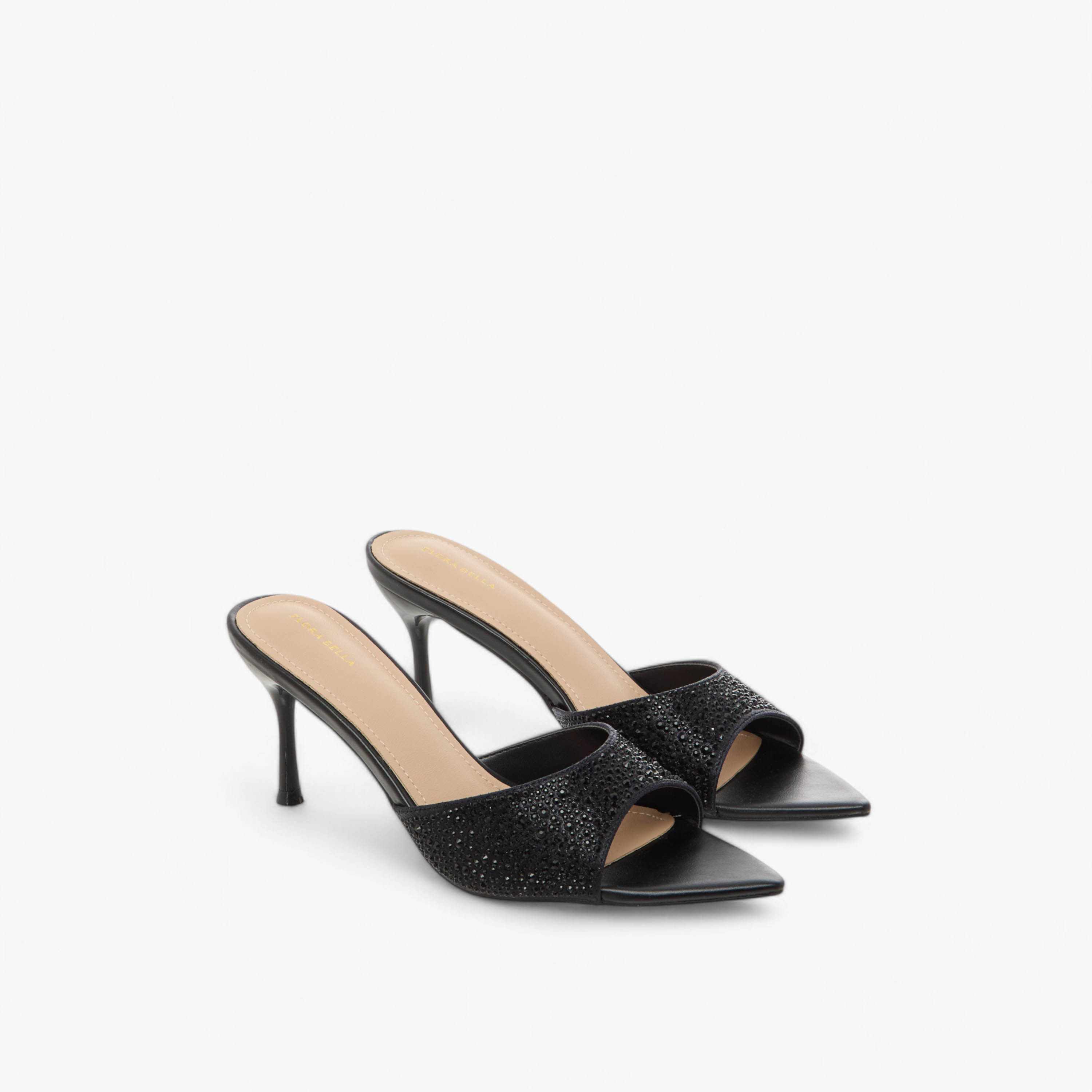 Flora Bella Embellished Slip-On Sandals with Stilleto Heels-women-shoes-sandals-heeled-image-1