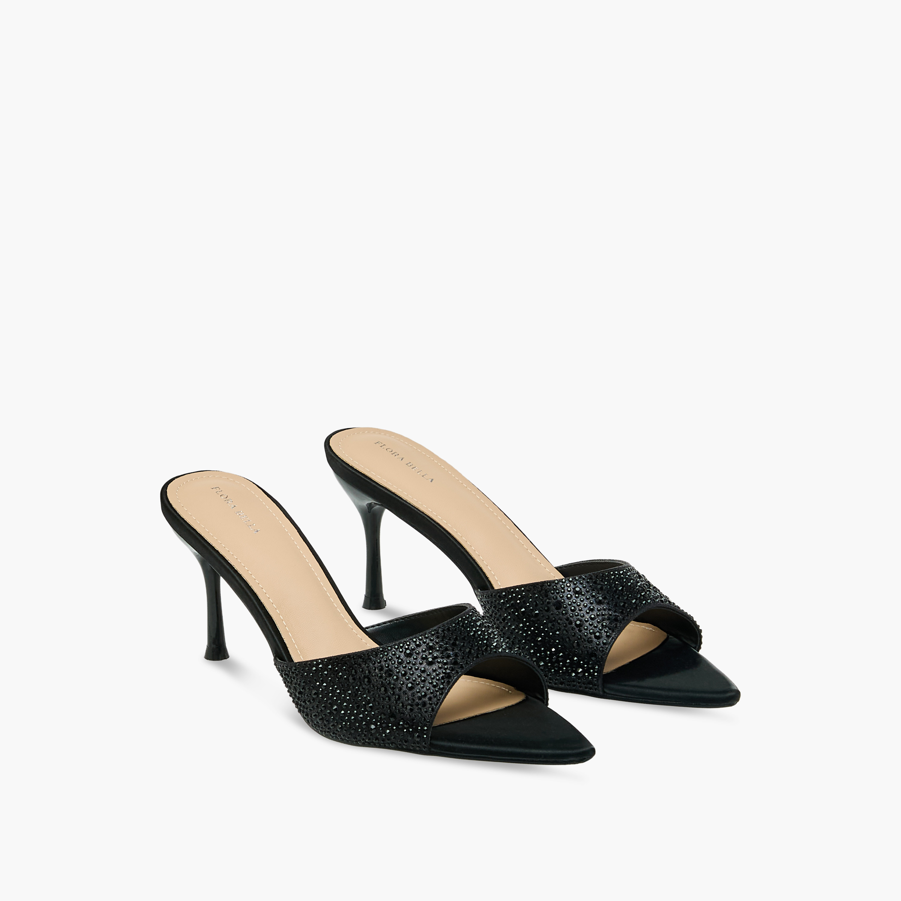 Flora Bella Women Cone Heel Slide Sandals-women-shoes-sandals-heeled-image-1