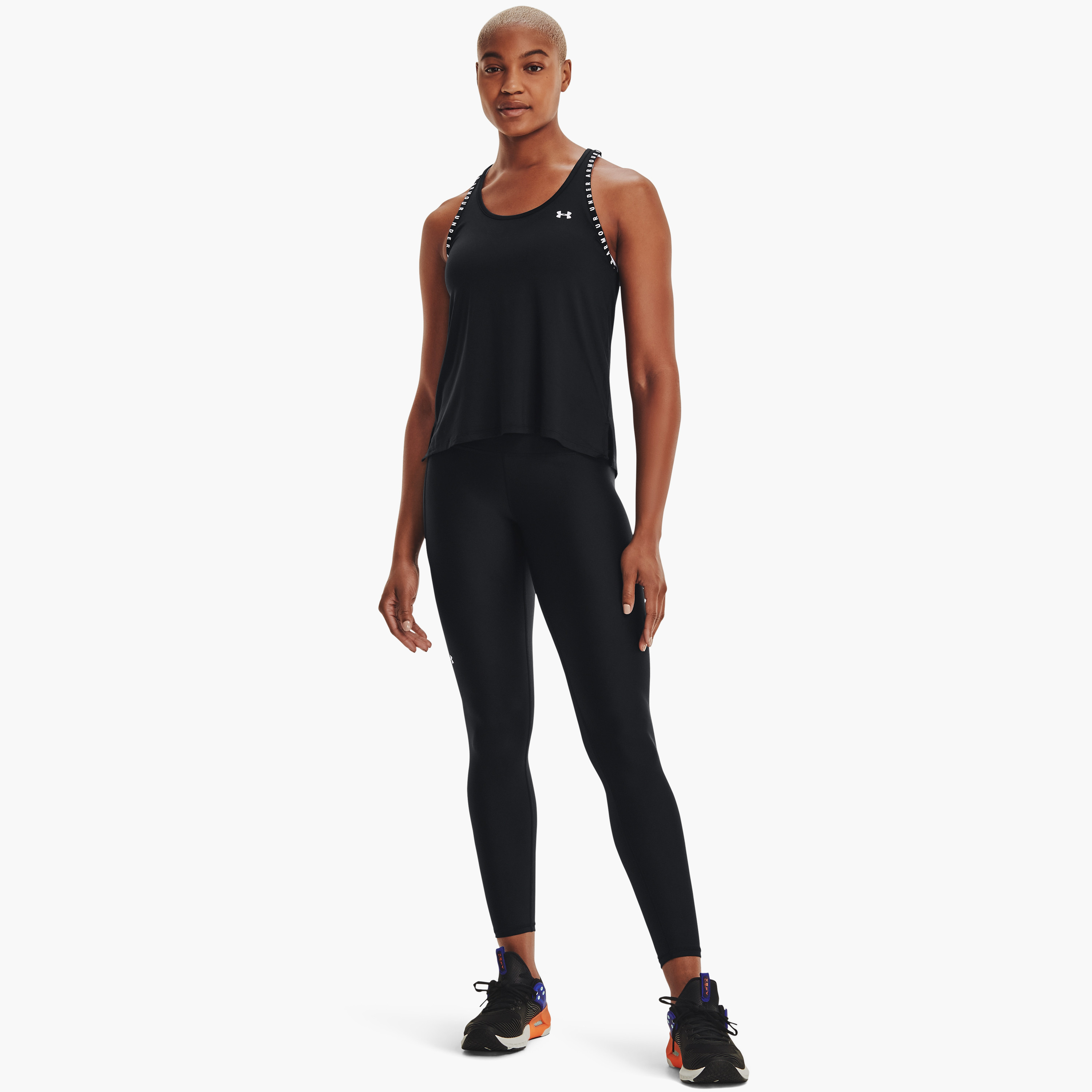 Under Armour Knockout Logo Scoop Neck Sleeveless Tank Top | 1351596-sports-women-clothing-tshirtsandvests-image-2