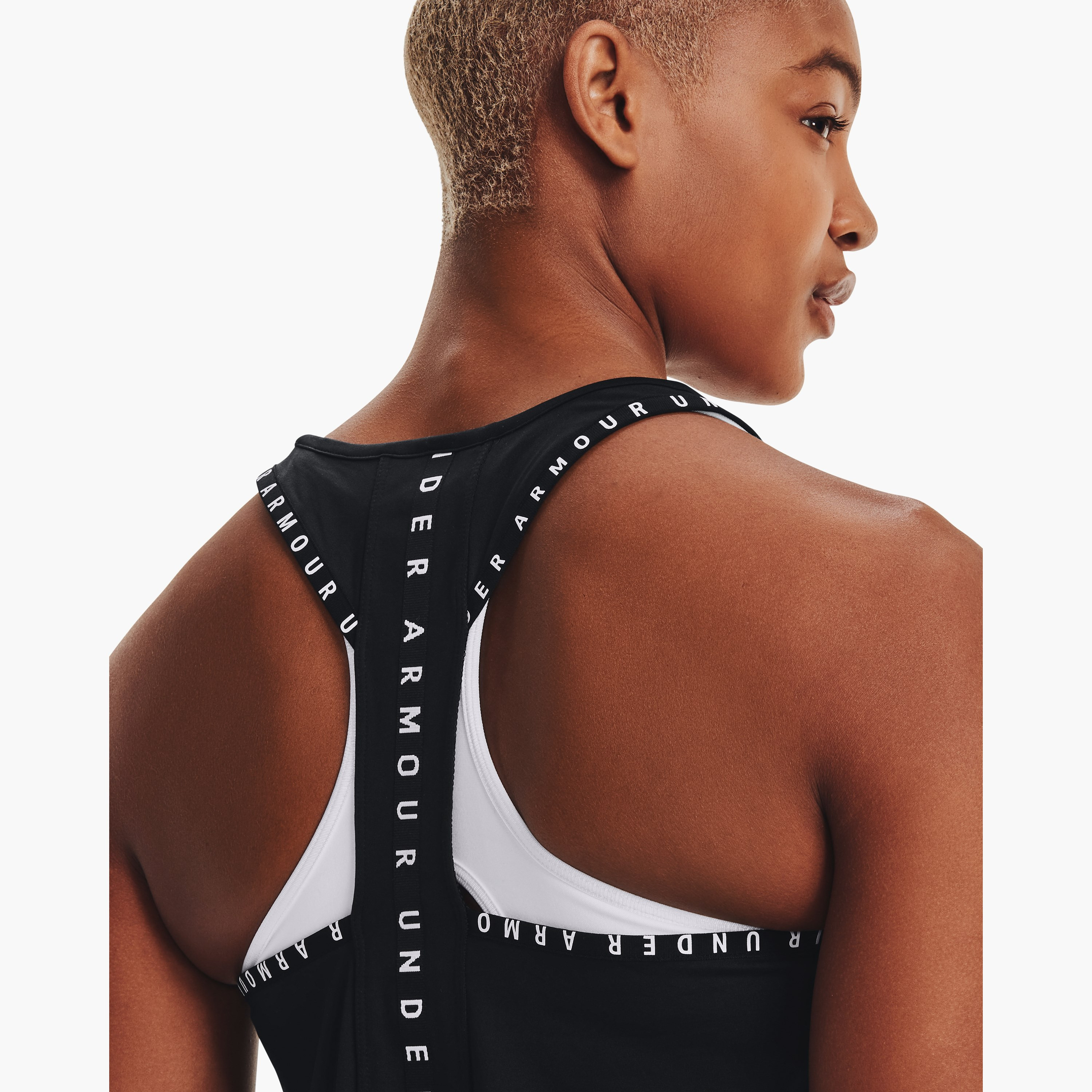 Under Armour Knockout Logo Scoop Neck Sleeveless Tank Top | 1351596-sports-women-clothing-tshirtsandvests-image-3