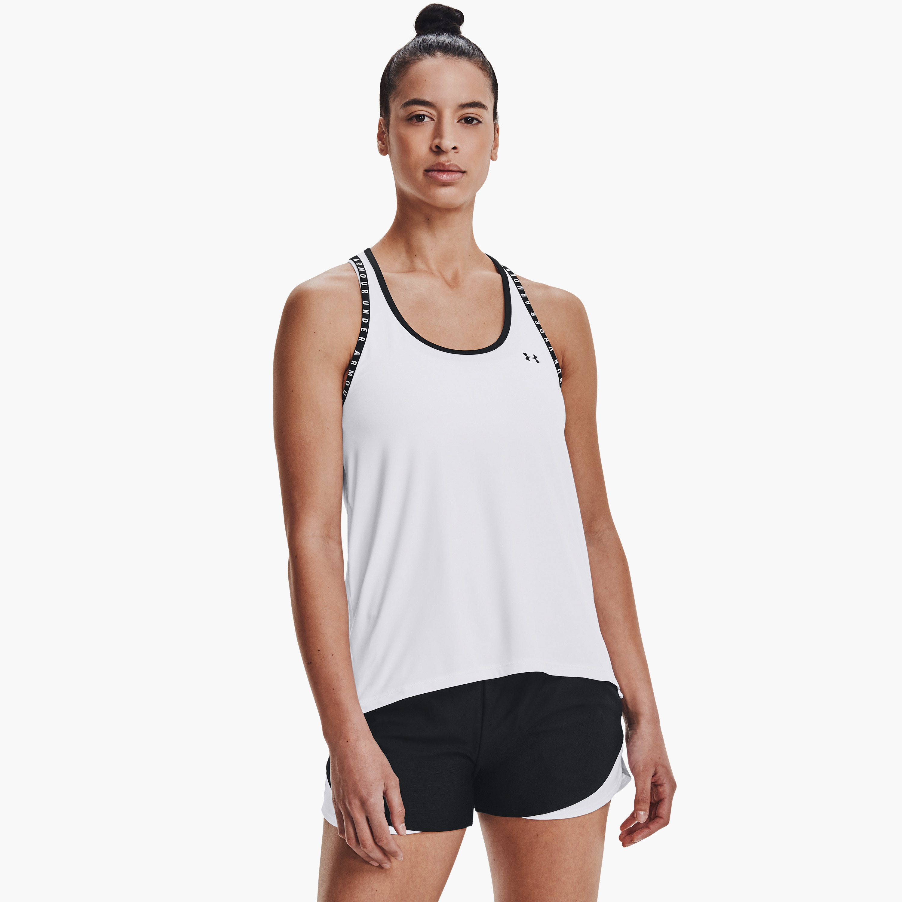 Under Armour Knockout Logo Scoop Neck Sleeveless Tank Top | 1351596-sports-women-clothing-tshirtsandvests-image-1