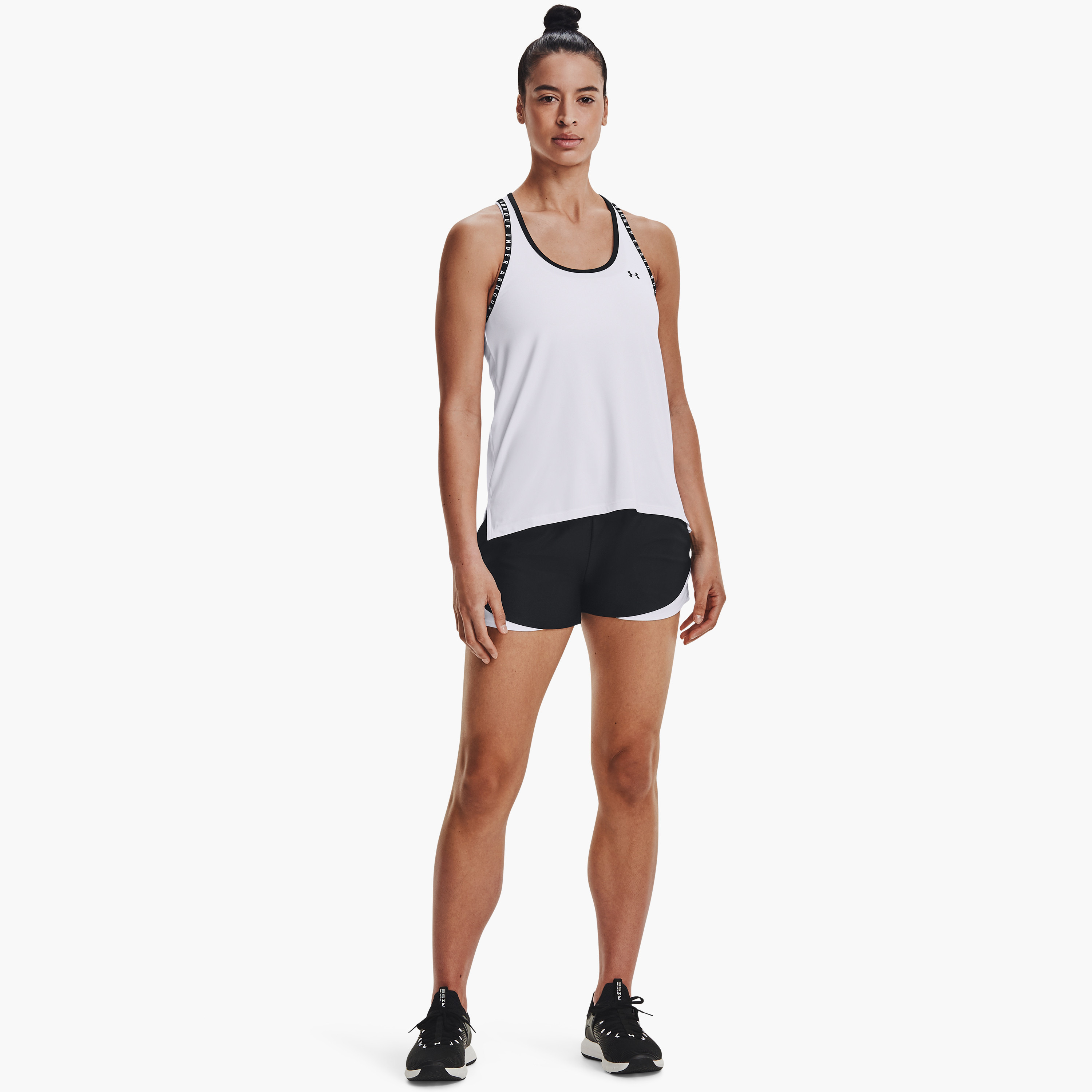 Under Armour Knockout Logo Scoop Neck Sleeveless Tank Top | 1351596-sports-women-clothing-tshirtsandvests-image-2