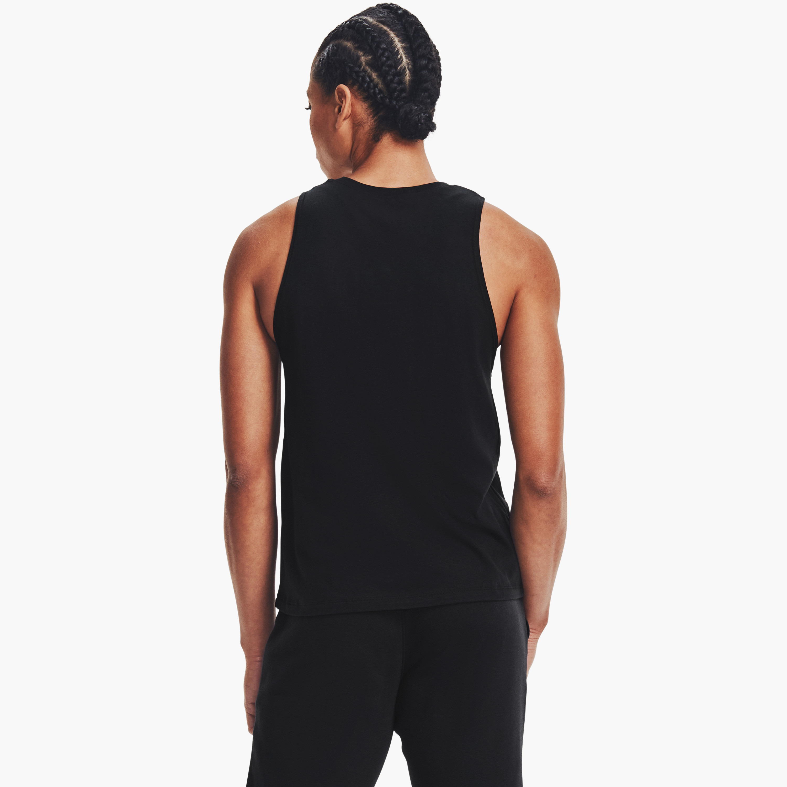 Under Armour Live Sportstyle Logo Crew Neck Sleeveless Tank Top | 1356297-sports-women-clothing-tshirtsandvests-image-4