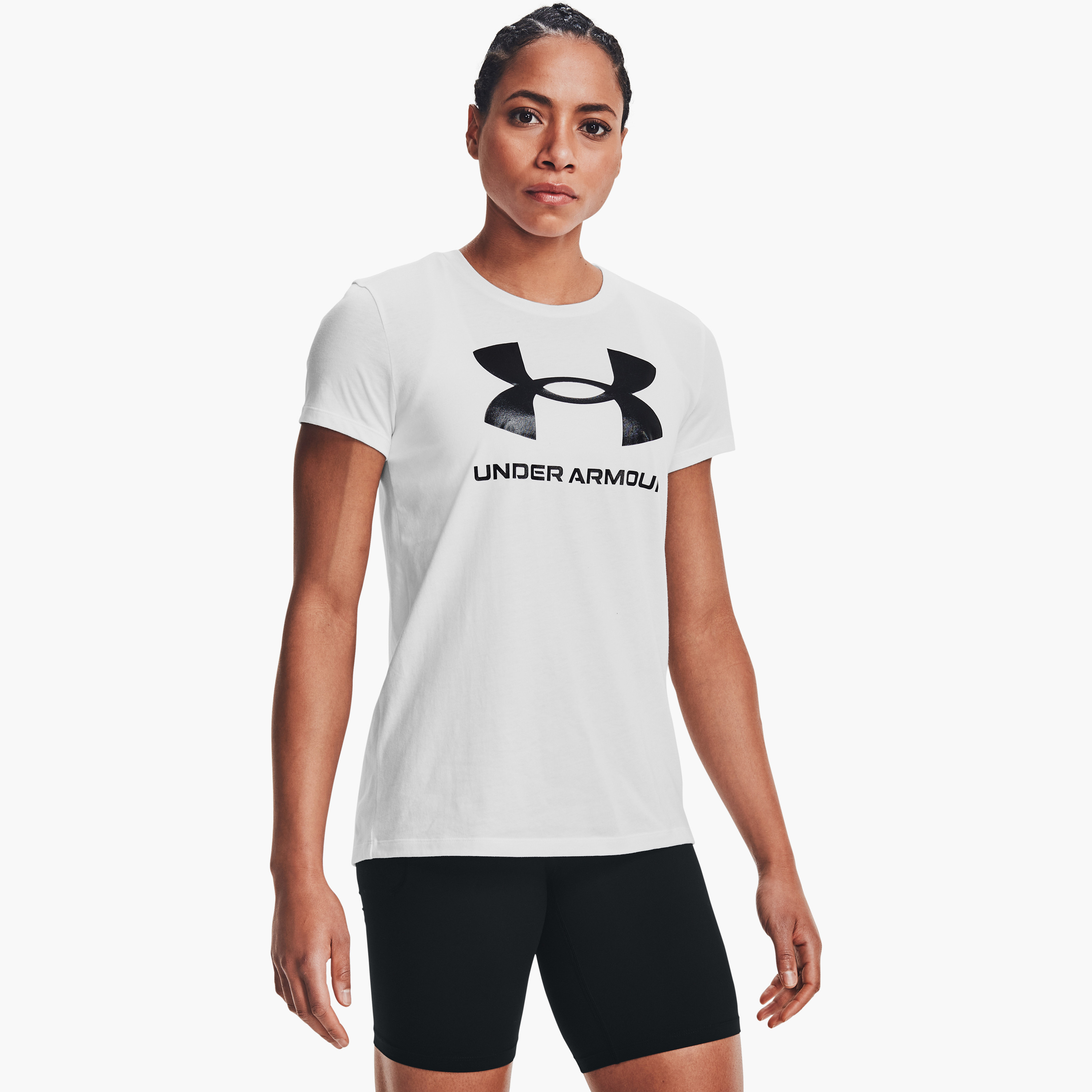تانك توب بدون أكمام برقبة دائرية وشعار دبليو سبورت ستايل اس اس من اندر ارمر | 1356305-sports-women-clothing-tshirtsandvests-image-5