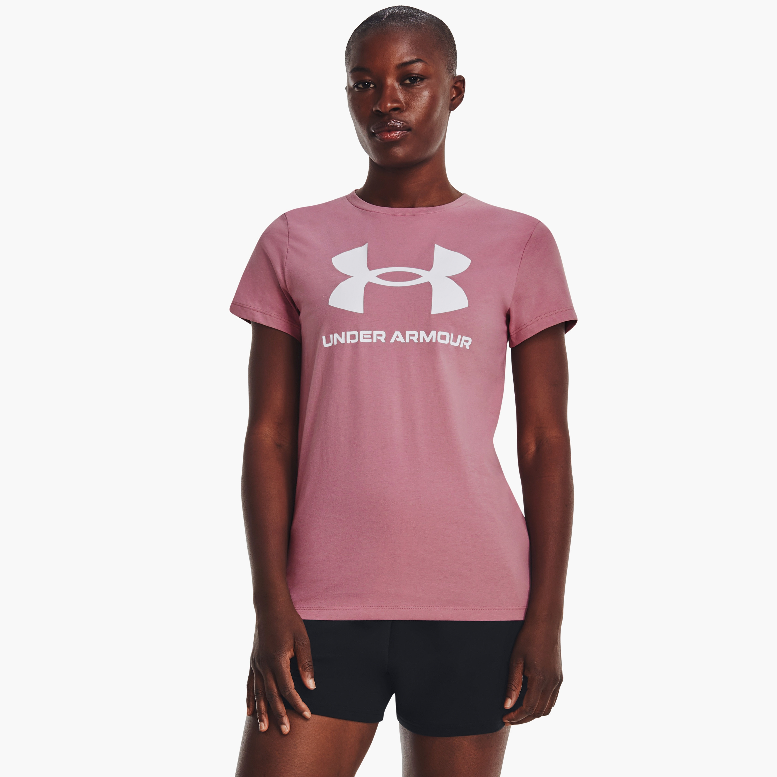 تانك توب بدون أكمام برقبة دائرية وشعار دبليو سبورت ستايل اس اس من اندر ارمر | 1356305-sports-women-clothing-tshirtsandvests-image-9
