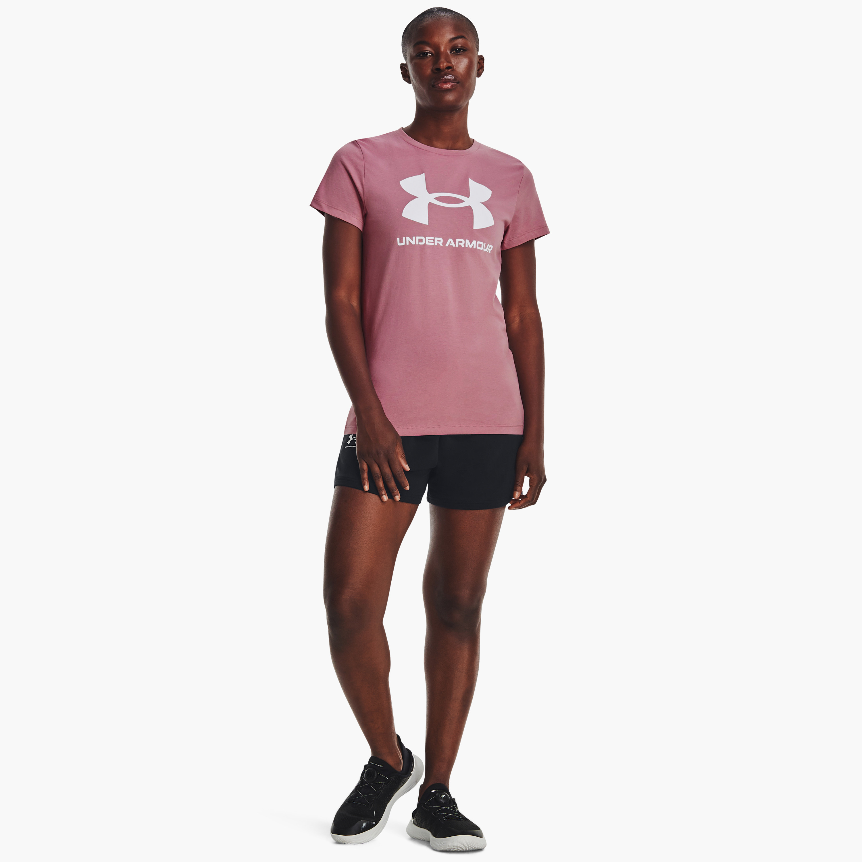 تانك توب بدون أكمام برقبة دائرية وشعار دبليو سبورت ستايل اس اس من اندر ارمر | 1356305-sports-women-clothing-tshirtsandvests-image-10