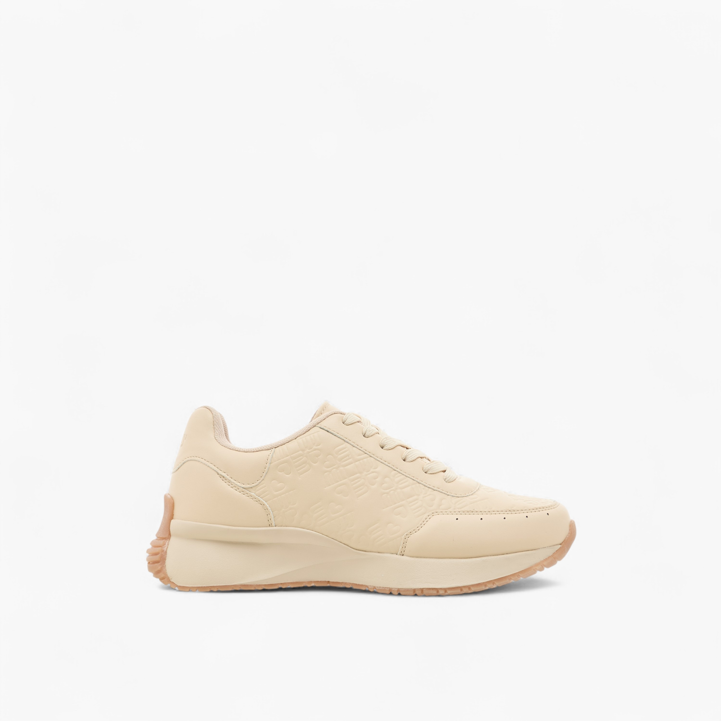 حذاء سنيكرز بنقوش مونوجرام ورباط من ميسي-women-shoes-sneakers-image-8