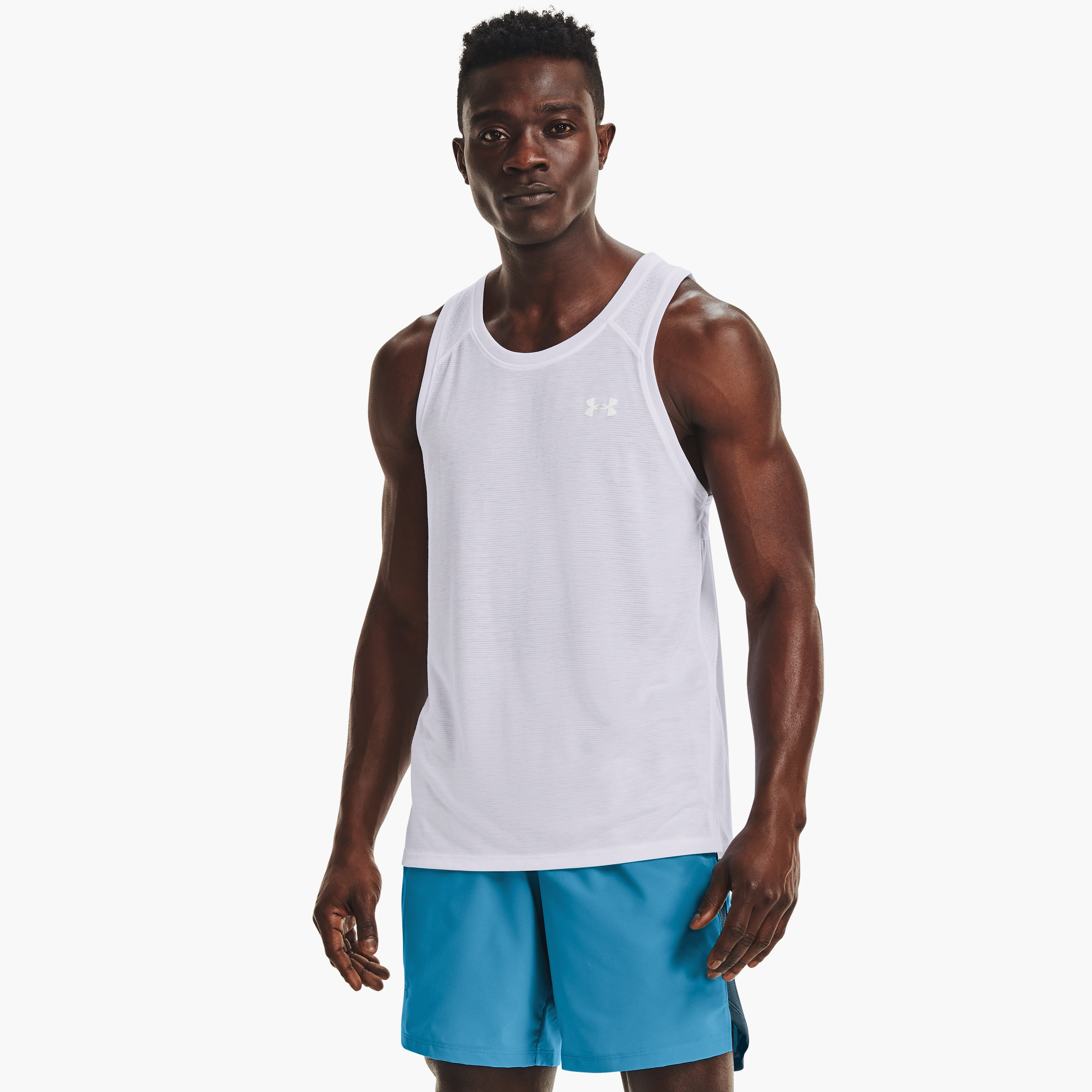 Under Armour Streaker Logo Round Neck Sleeveless Tanks Tees | 1361468-men-clothing-sportswearandactivewear-tshirtsandpolos-image-1