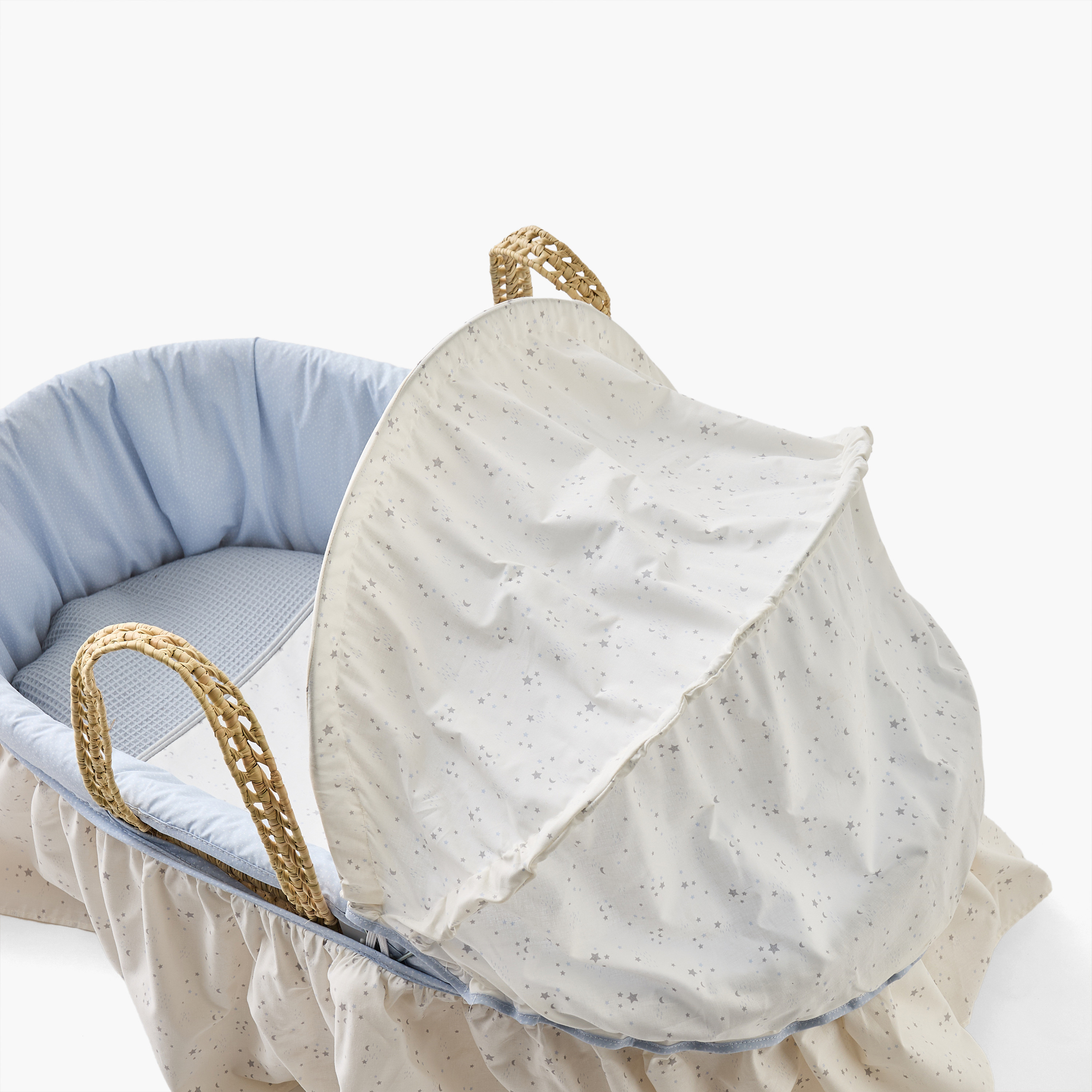 Cambrass Moses Basket with Handles and Hood-baby-nursery-furniture-cribsandbeds-bassinets-image-11