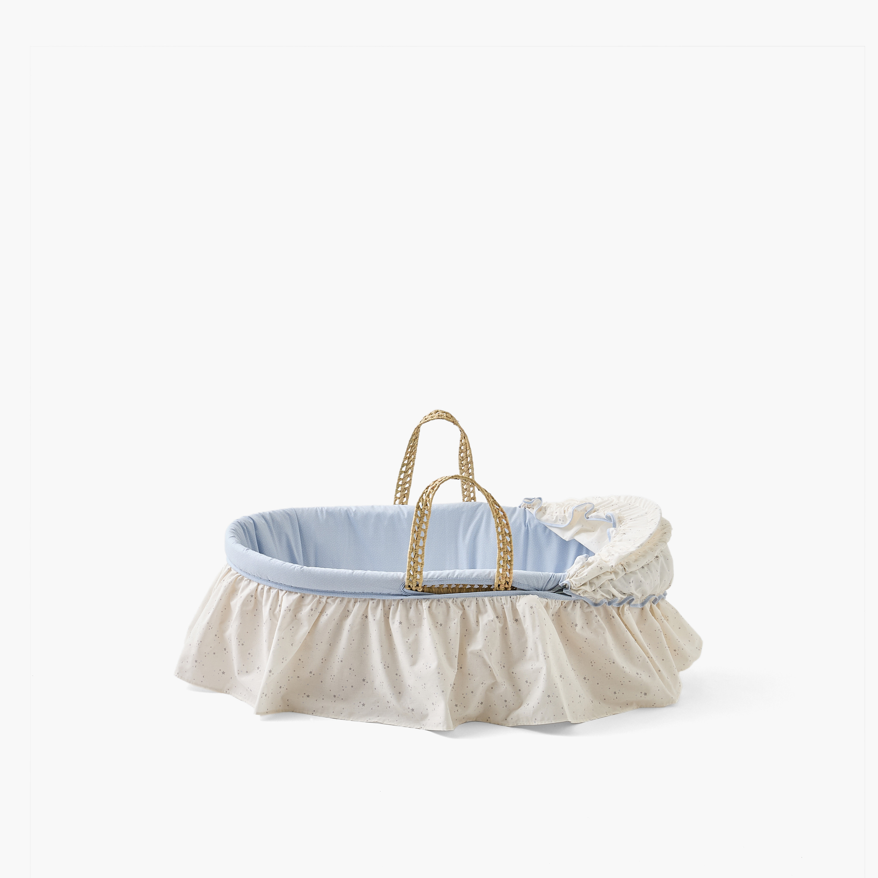 Cambrass Moses Basket with Handles and Hood-baby-nursery-furniture-cribsandbeds-bassinets-image-4
