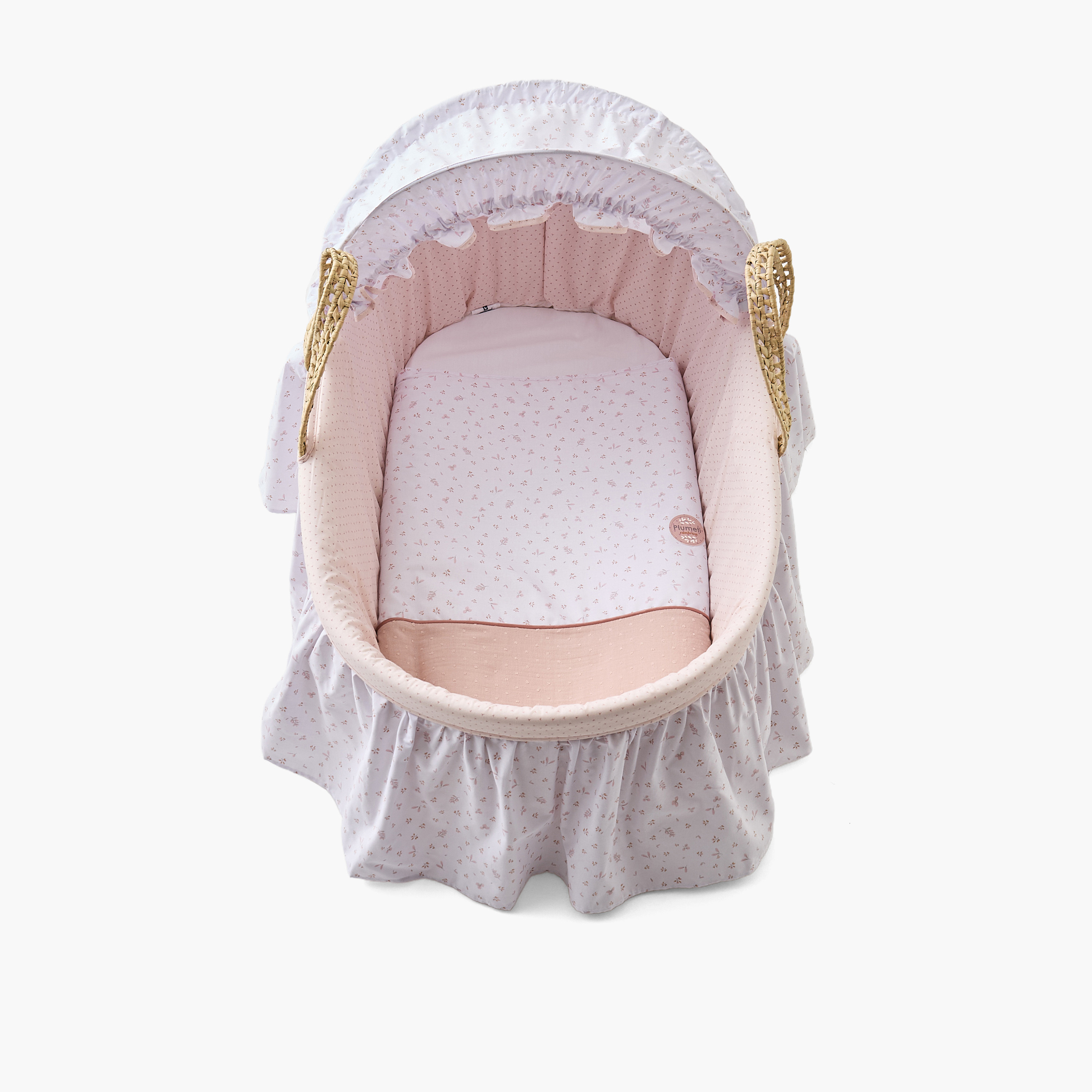 Cambrass Moses Basket with Handles and Hood-baby-nursery-furniture-cribsandbeds-bassinets-image-5