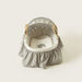 Cambrass Moses Basket With Frills and Canopy - Grey-Moses Baskets-thumbnail-1