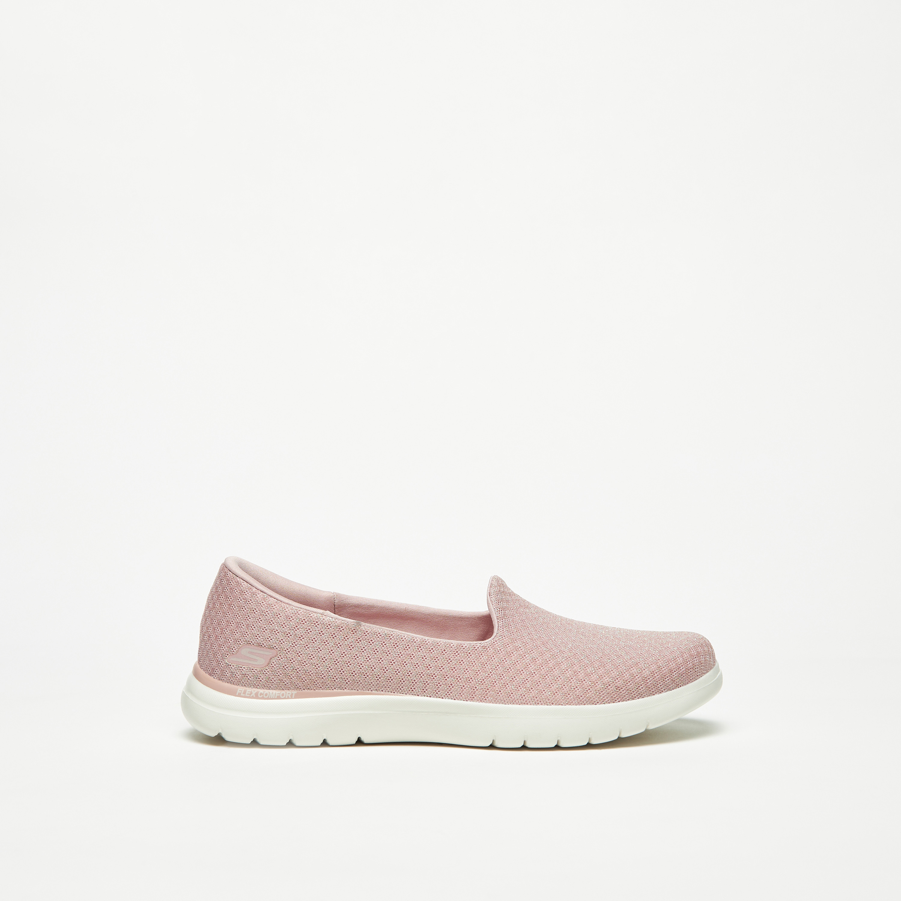 Skechers On-The-Go Flex Women Air Cooled Goga Mat Walking Shoes 136408-LTGY | OE-sports-women-shoes-image-12