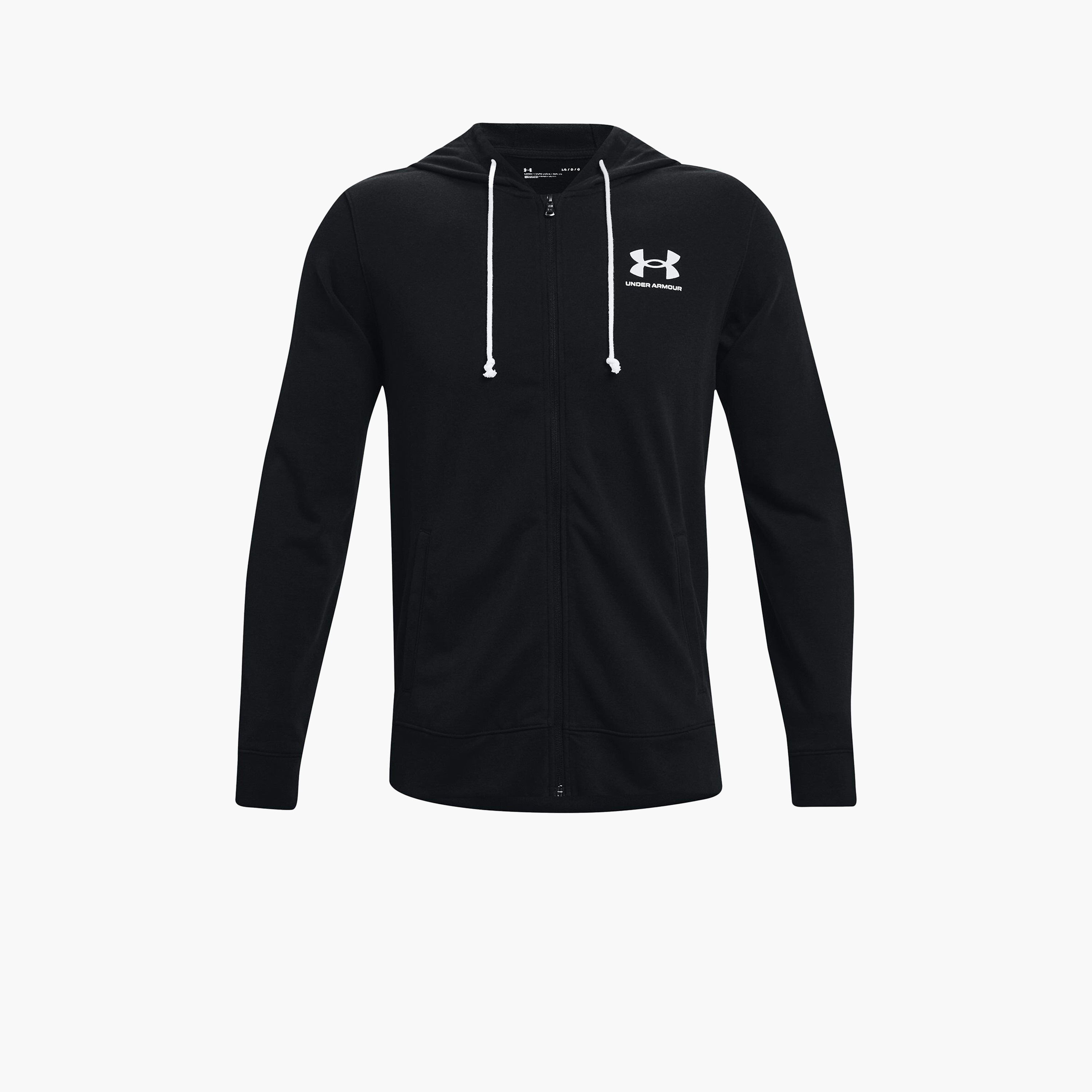 أندر آرمور- هودي رجالي   بشعار Rival Terry  بسحاب كامل 1370409 | OE-men-clothing-sportswearandactivewear-hoodiesandsweatshirts-image-9