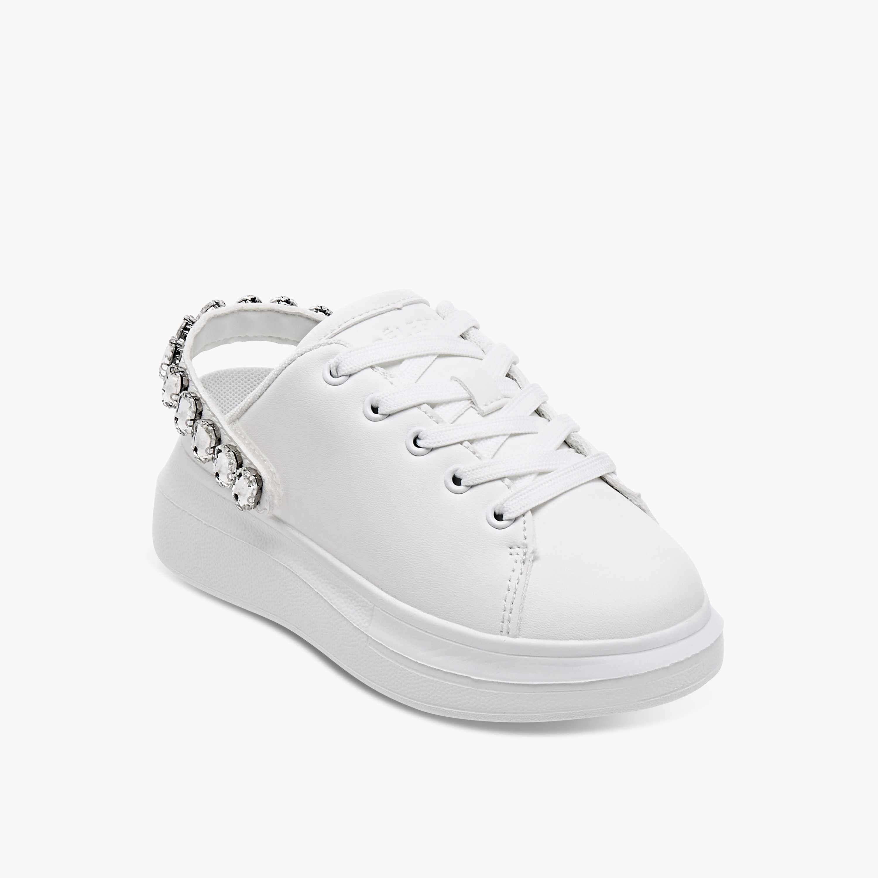 حذاء سنيكرز مزين بتفاصيل رباط من سيليست-girls-shoes-sneakers-image-2