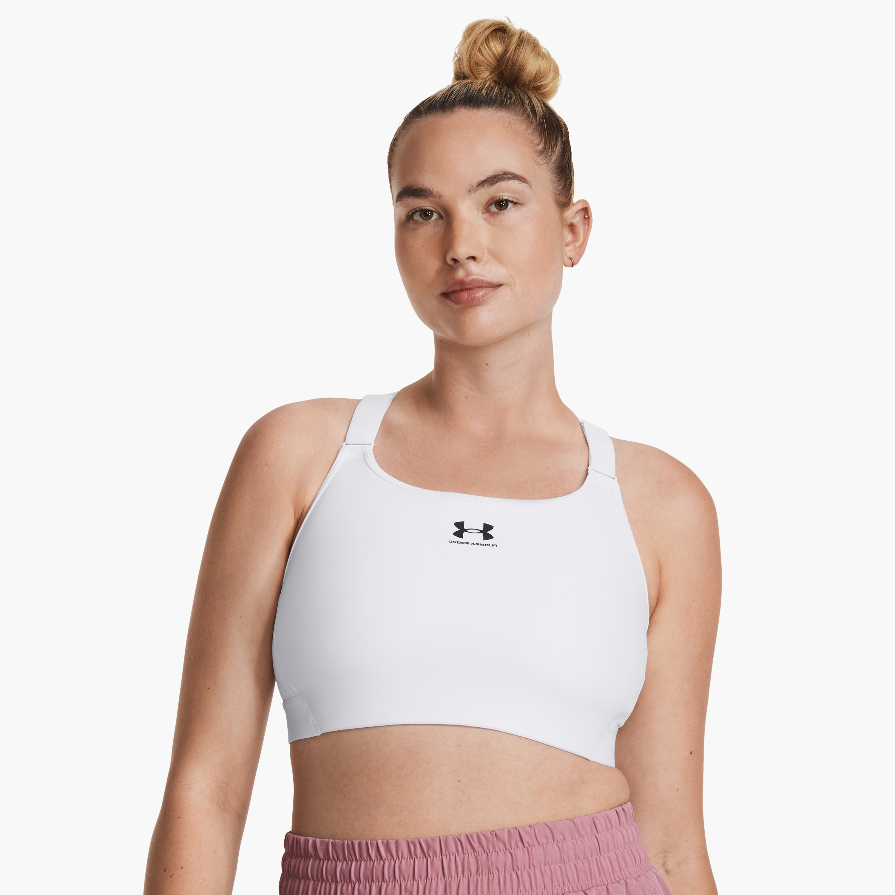حمالة صدر رياضية بدون أكمام بفتحة رقبة عالية وشعار أتش جي من اندر ارمور | 1379195-women-clothing-sportswearandactivewear-sportsbras-image-13