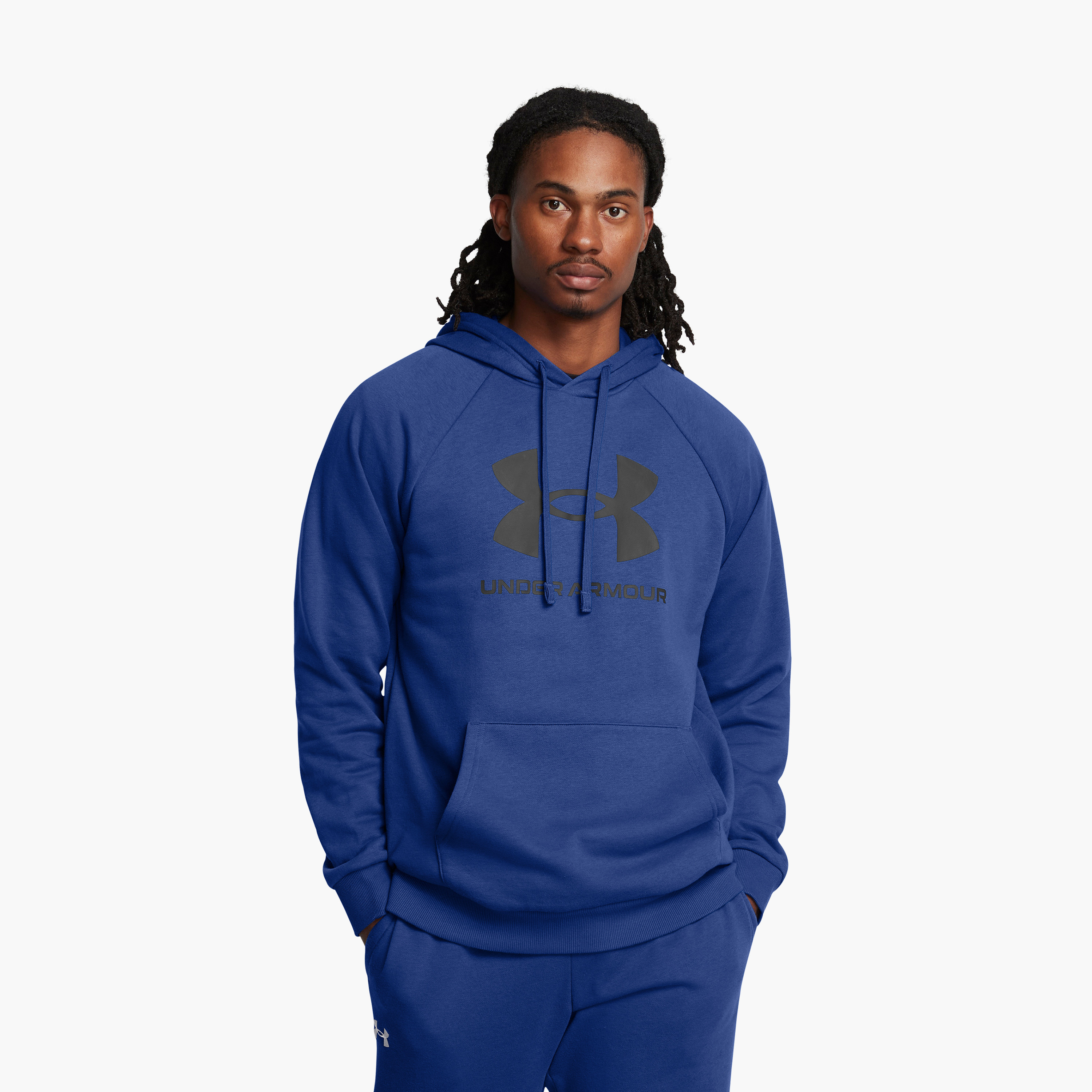 هوديس بغطاء للرأس وأكمام طويلة وشعار مطبوع من اندر ارمور | 1379758-men-winterwear-hoodiesandsweatshirts-image-13