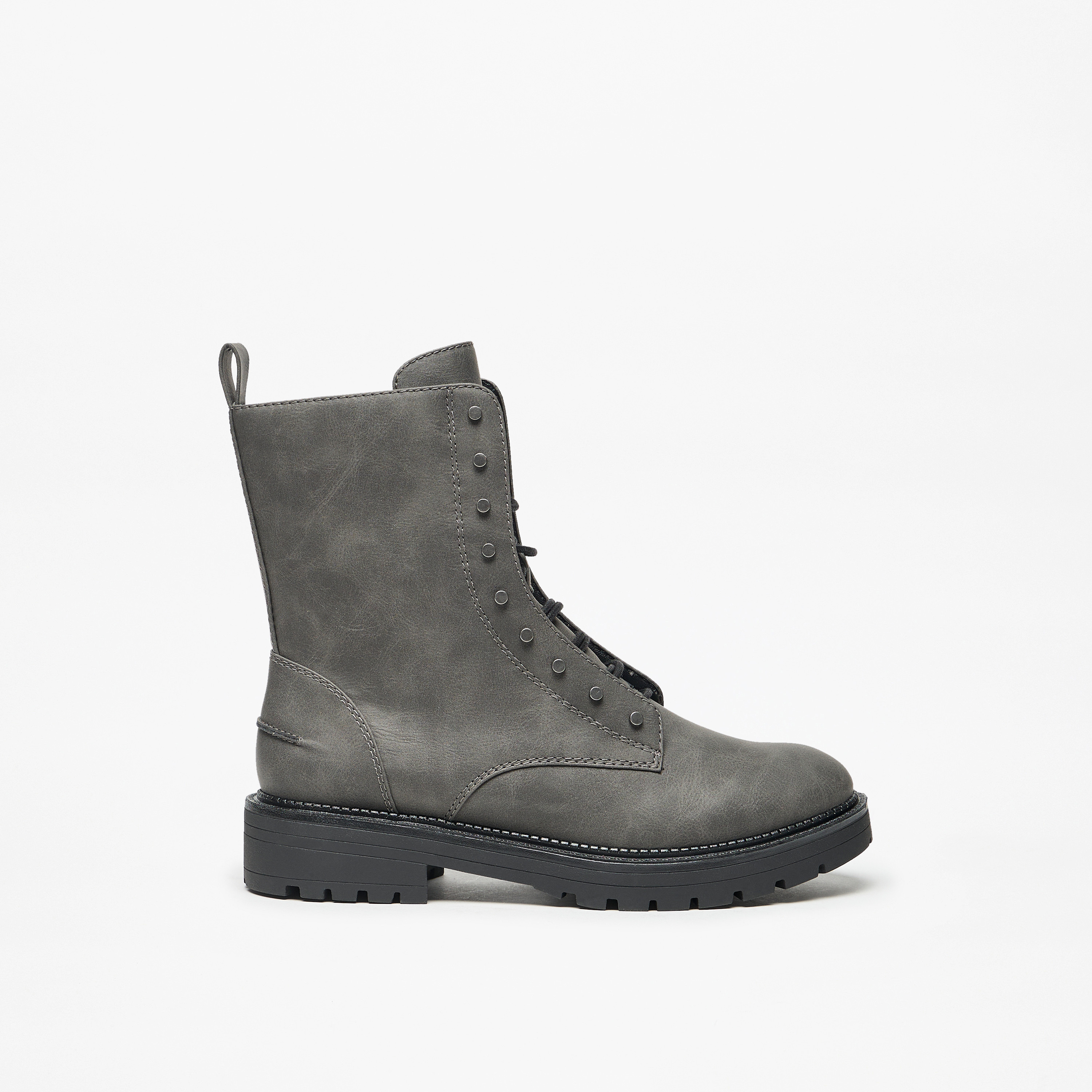 Celeste Women's Solid Ankle Boots with Zip Closure-women-shoes-boots-image-3