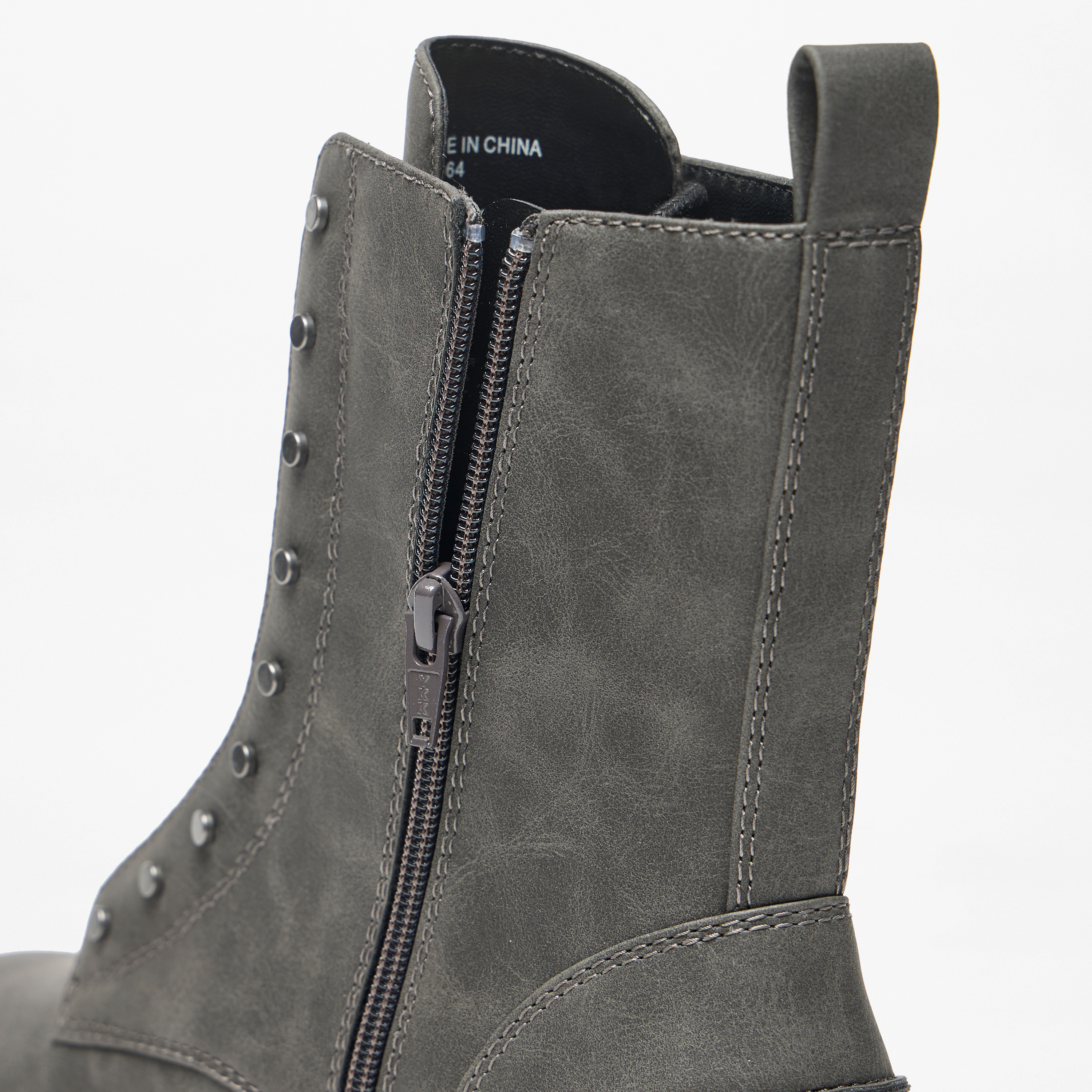 Celeste Women's Solid Ankle Boots with Zip Closure-women-shoes-boots-image-5