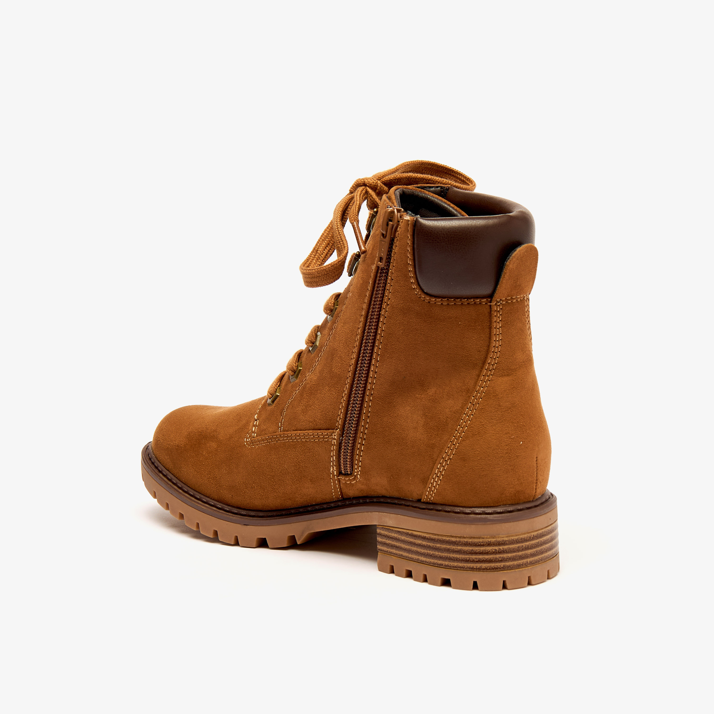 Lee Cooper Women's Ankle Boots with Zip Closure and Block Heels-women-shoes-boots-image-3