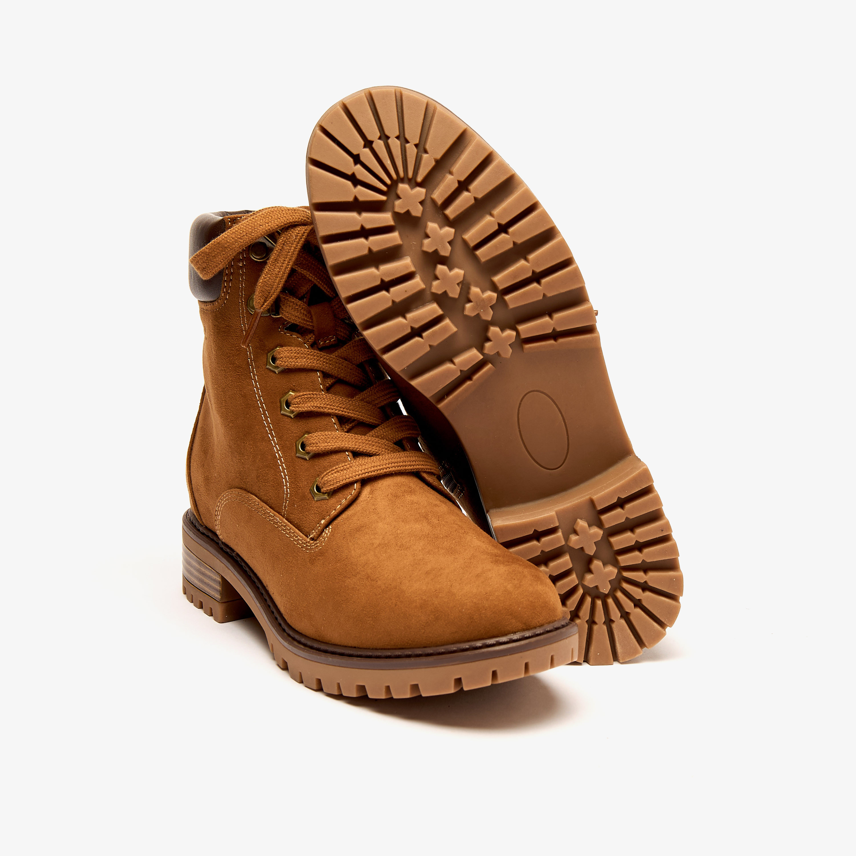 Lee Cooper Women's Ankle Boots with Zip Closure and Block Heels-women-shoes-boots-image-4