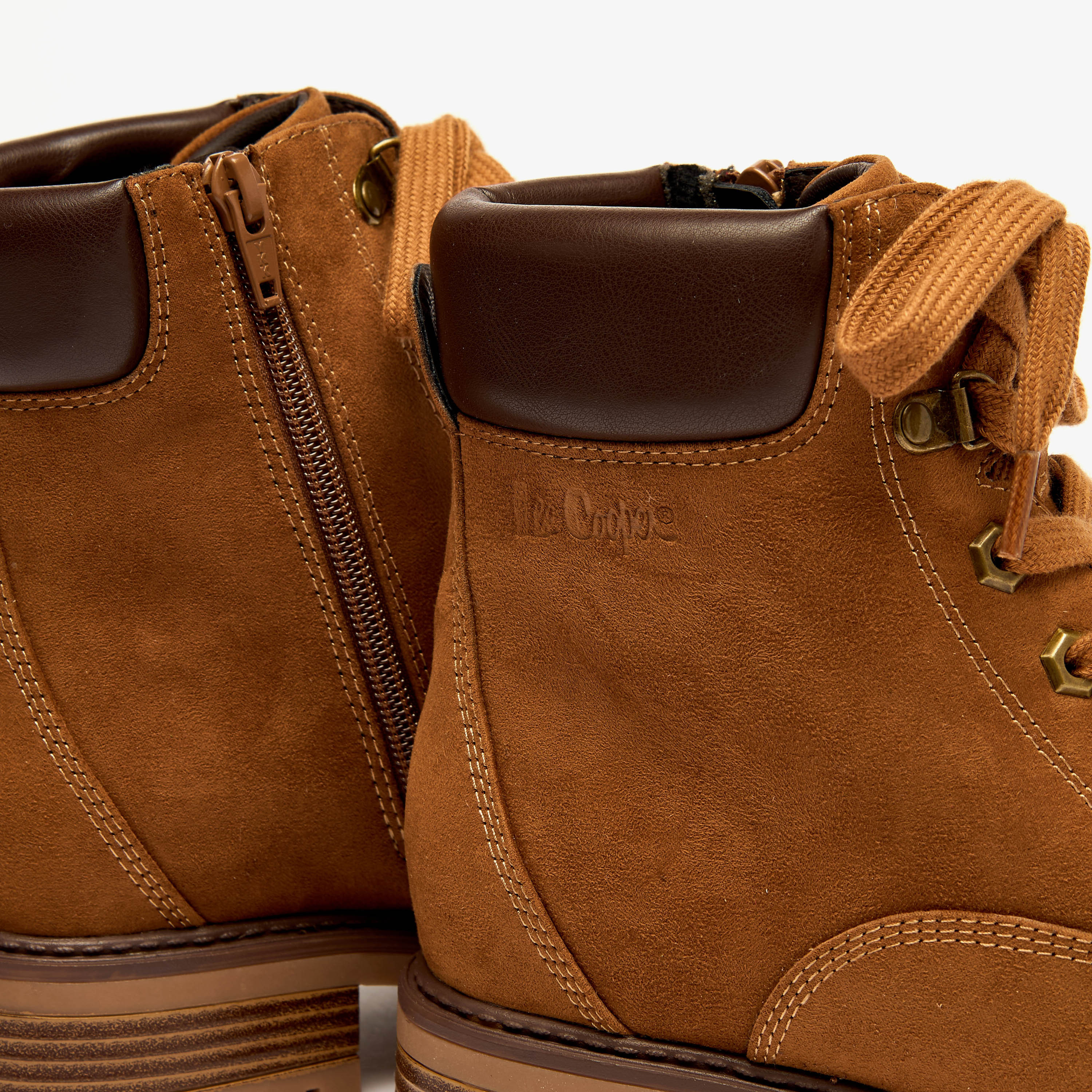 Lee Cooper Women's Ankle Boots with Zip Closure and Block Heels-women-shoes-boots-image-5