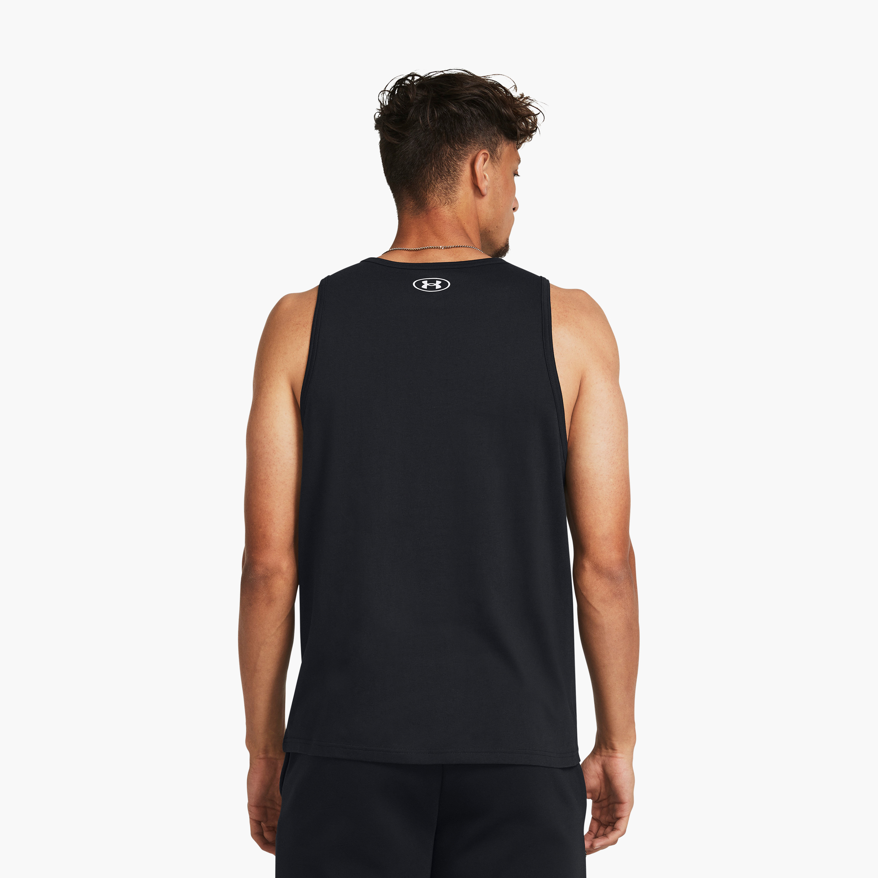 Under Armour Men's Sportstyle Logo Tank Tee 1382883-001 | OE-men-clothing-sportswearandactivewear-tshirtsandpolos-image-2