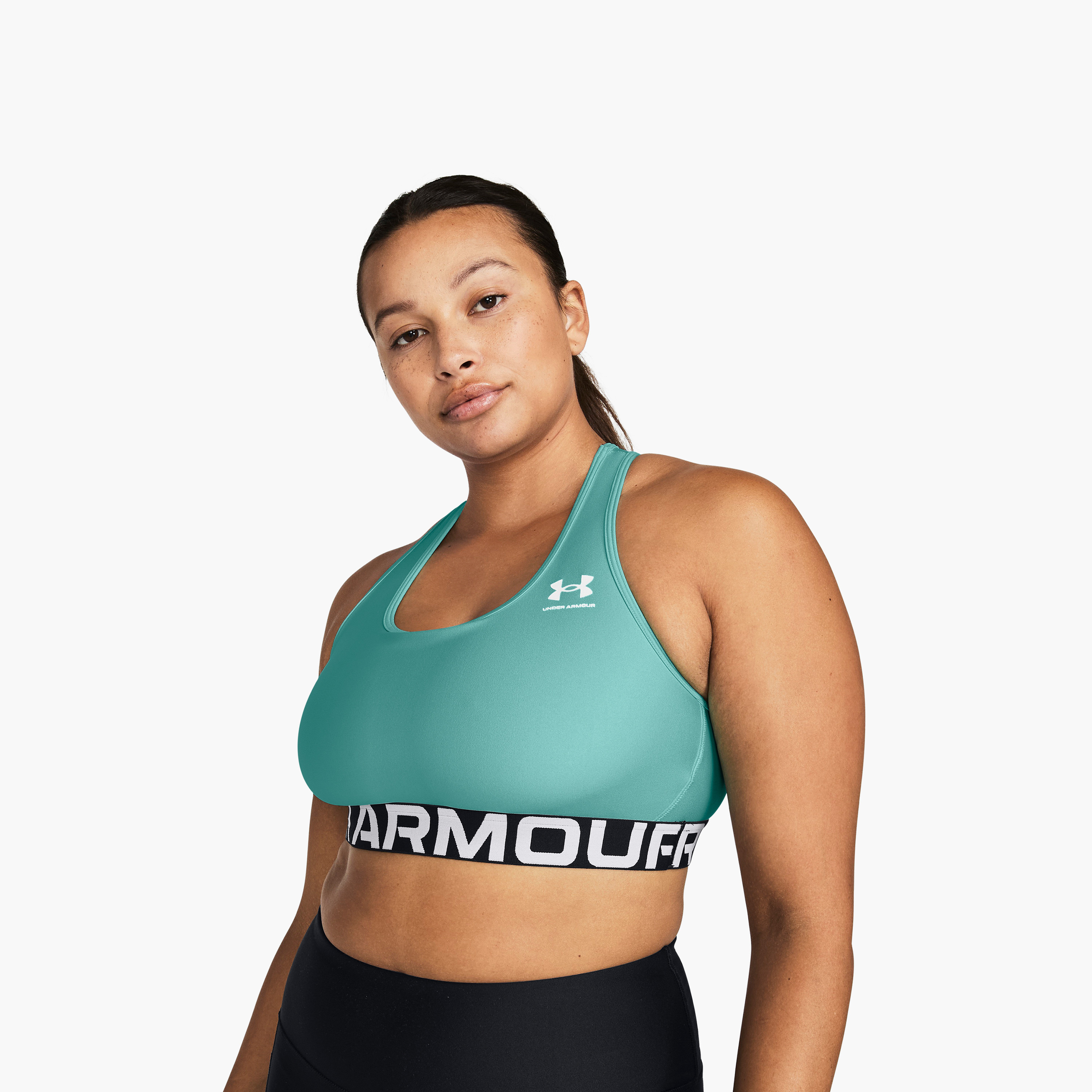 اندر ارمر حمالة صدر رياضية هيت جير اوثينتيك بدعم متوسط للنساء 1383544-482 | OE-women-clothing-sportswearandactivewear-sportsbras-image-4