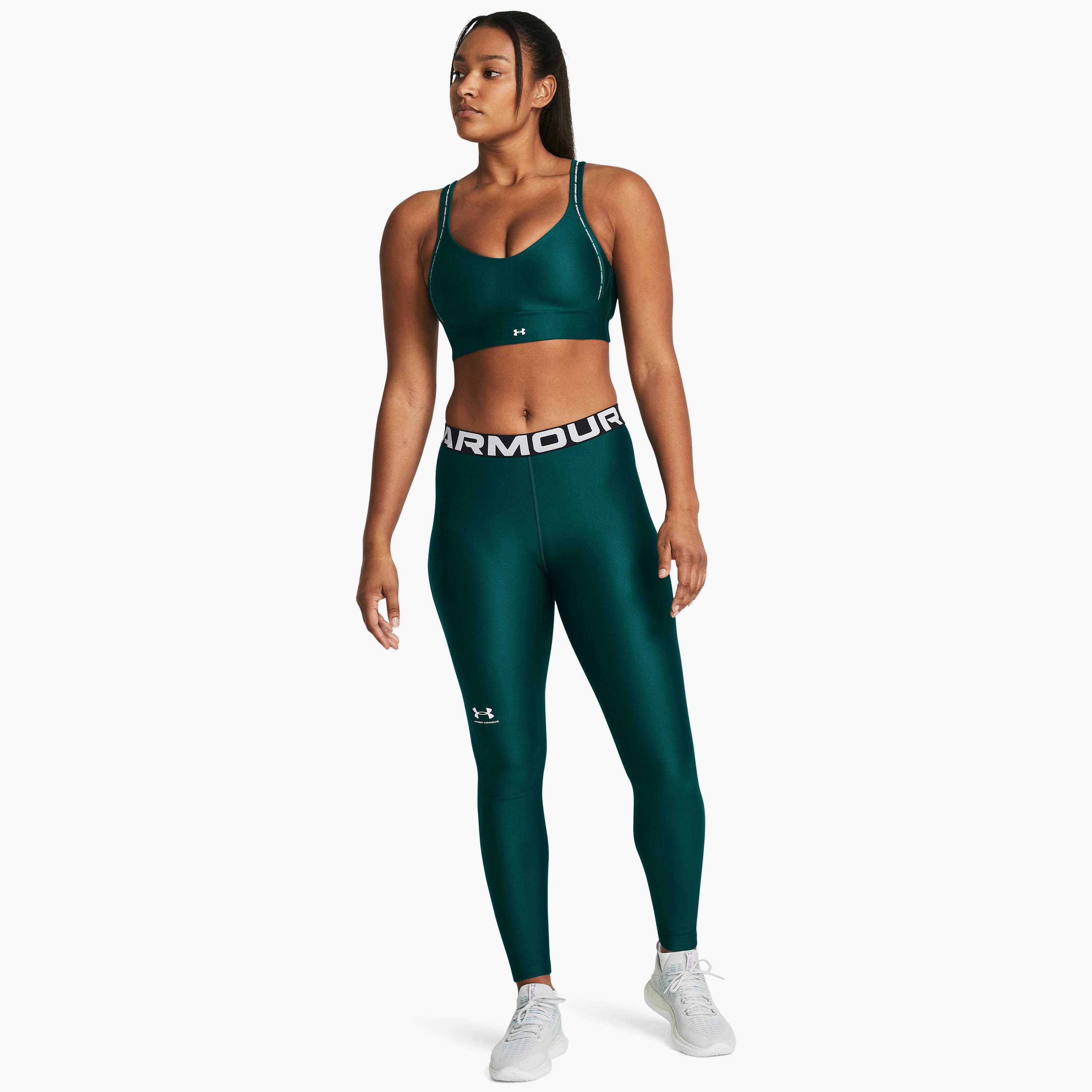 Under Armour Women's HeatGear Authentics Leggings 1383559-001 | OE-women-clothing-bottoms-leggings-image-2