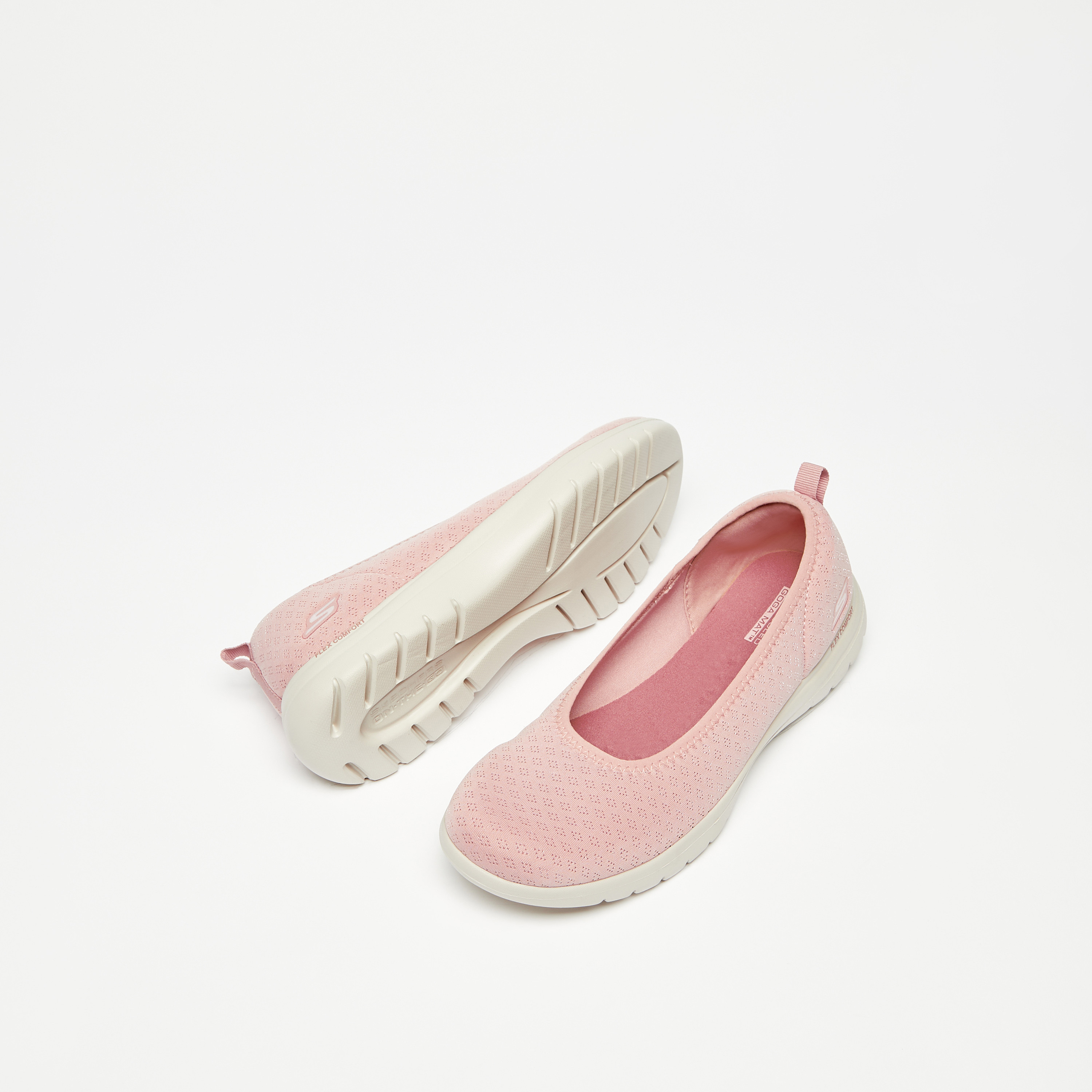 سكيتشرز حذاء مشي أون ذا جو فليكس ميموري فوم للنساء 138360-BBK | OE-women-shoes-ballerinas-image-14