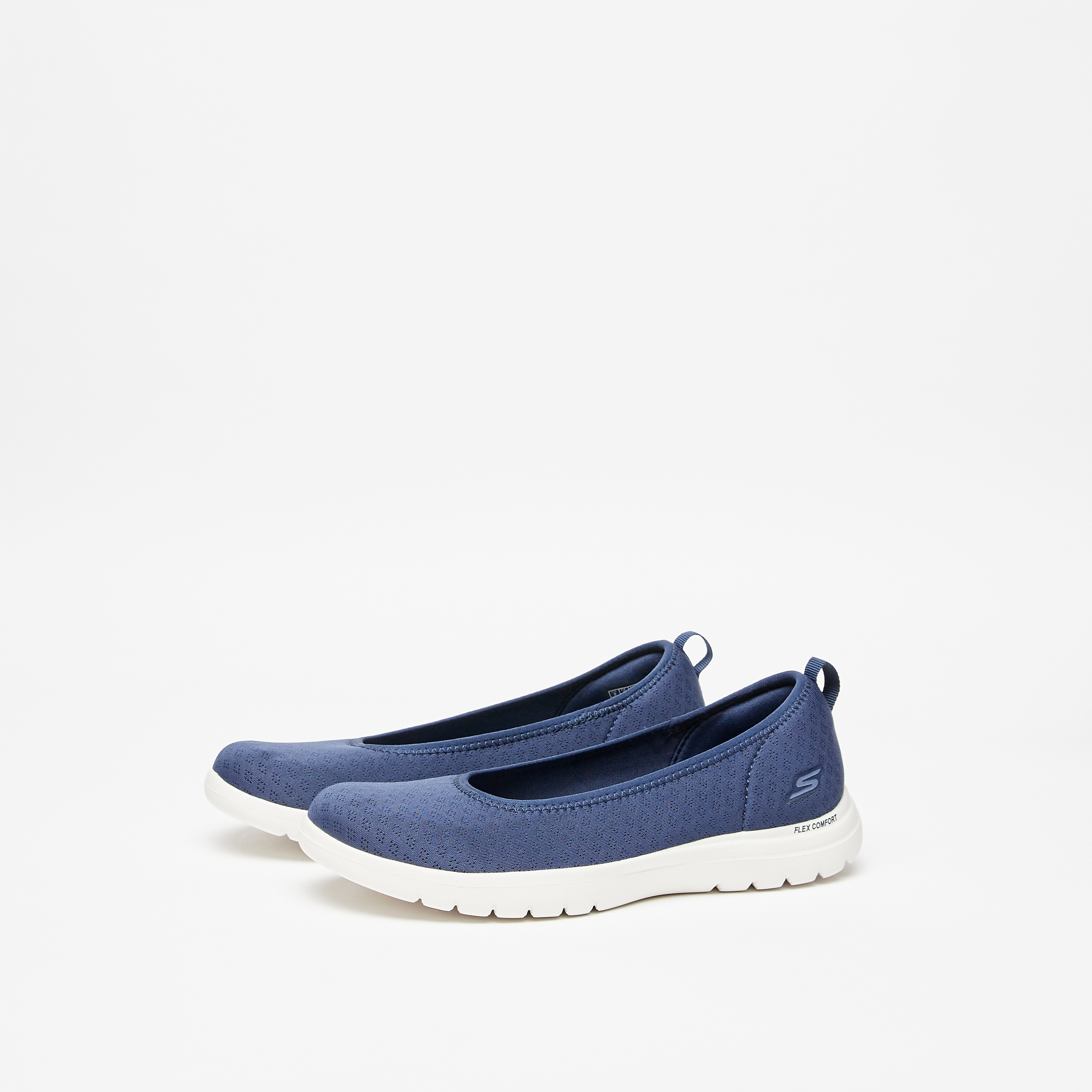 سكيتشرز حذاء مشي أون ذا جو فليكس ميموري فوم للنساء 138360-BBK | OE-women-shoes-ballerinas-image-25